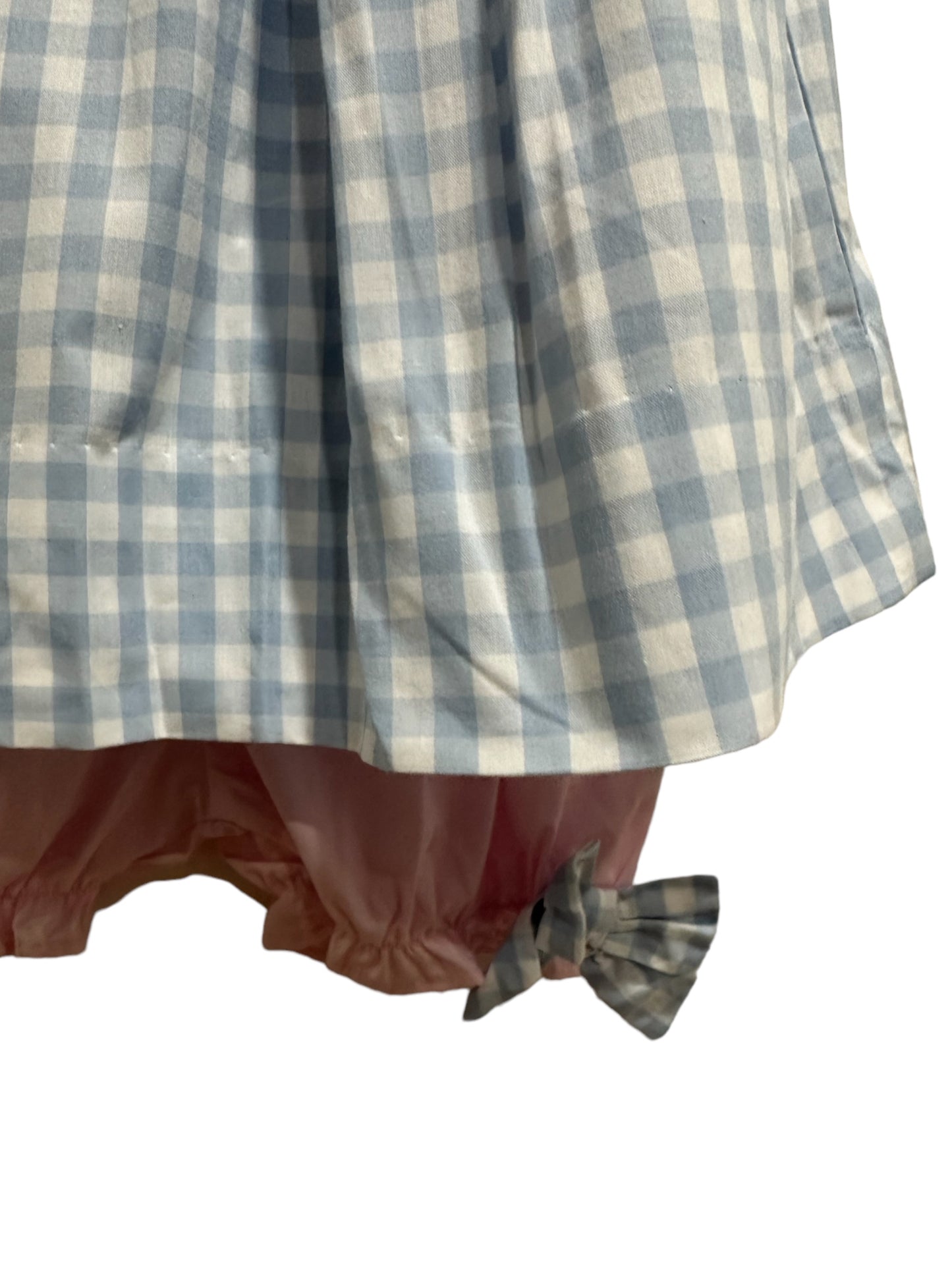 Gingerbread Girl’s Christmas Hand Smocked Bloomer Set