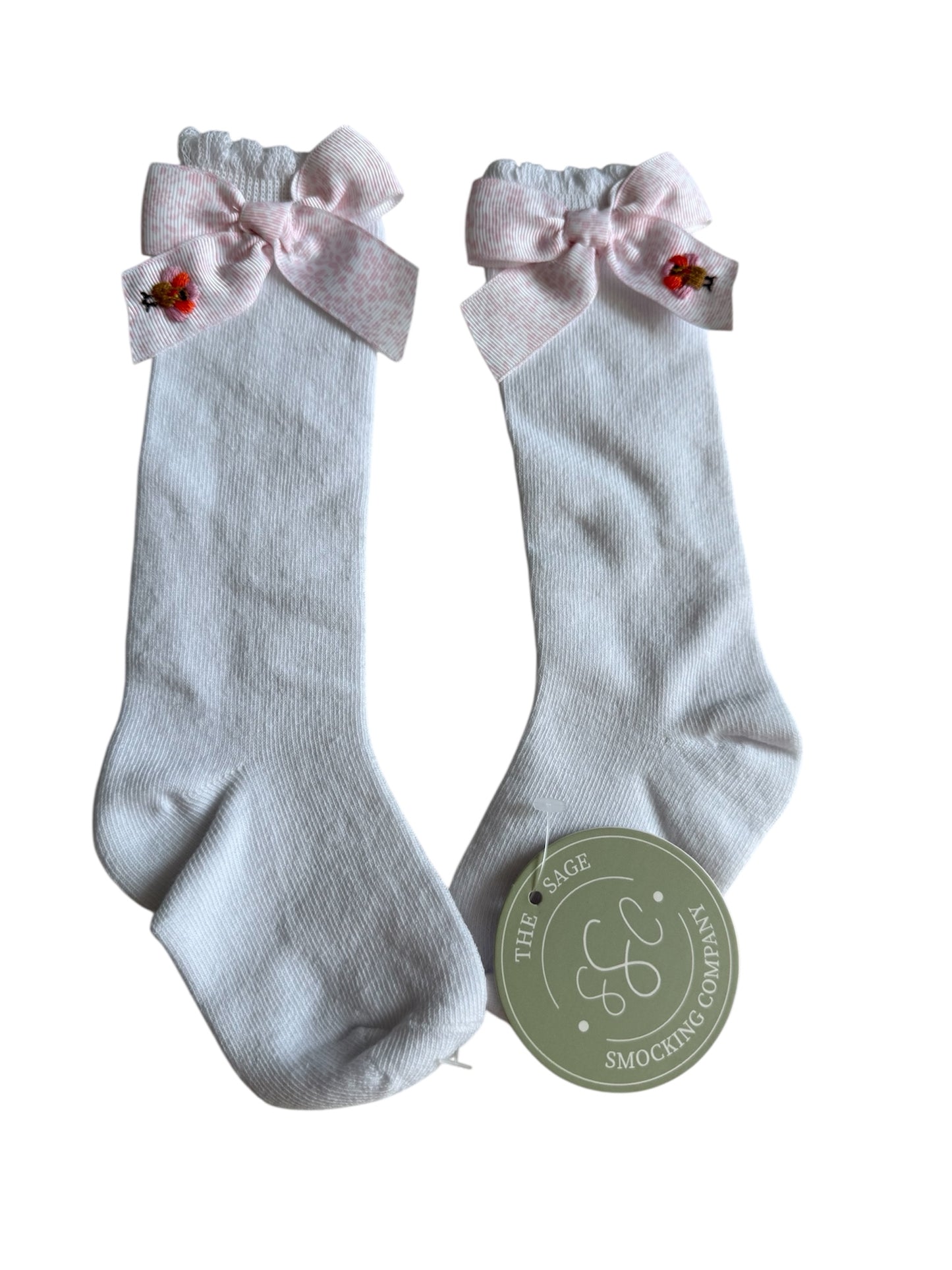 Embroidered Thanksgiving Socks