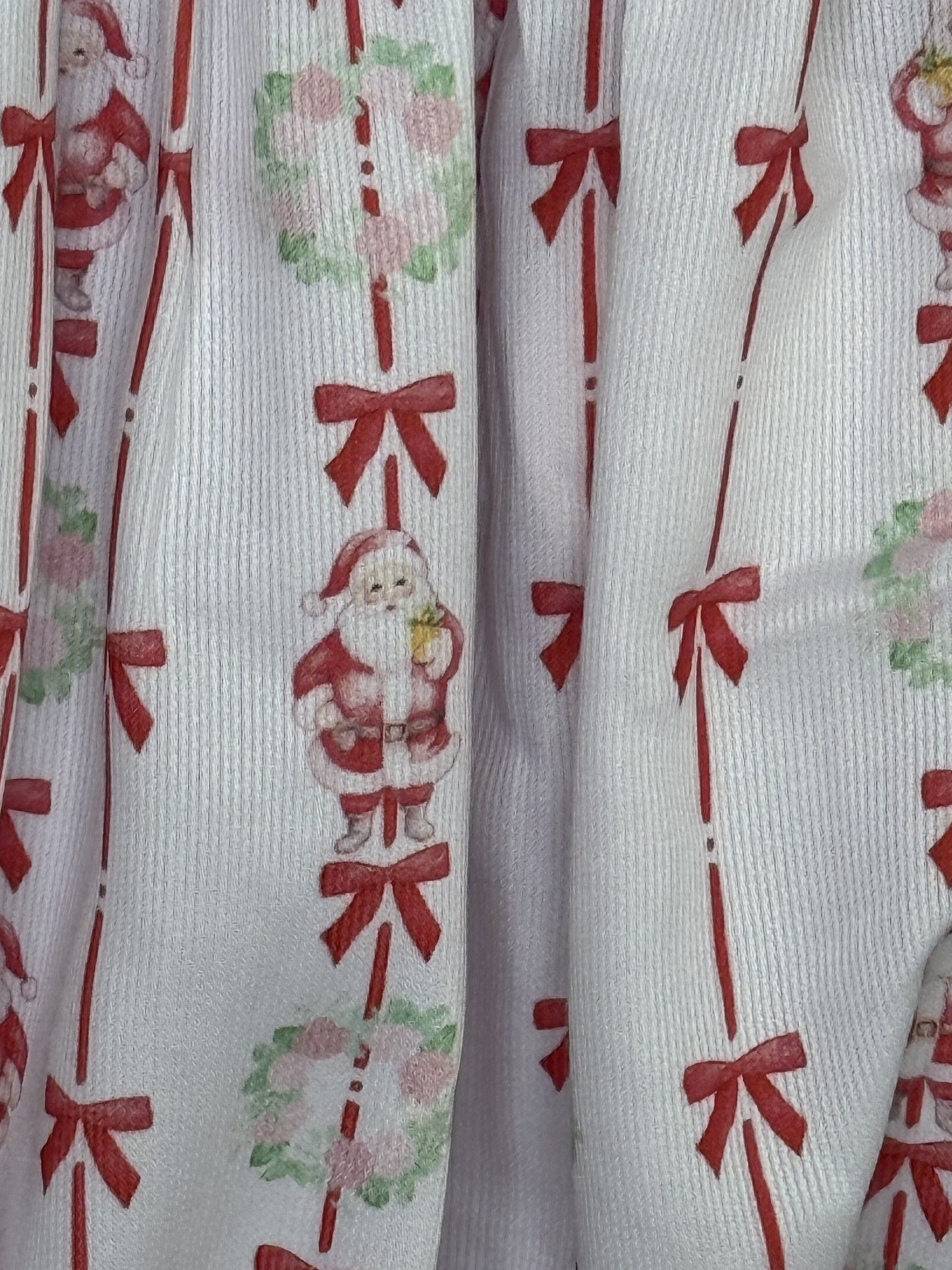 Christmas Santa Bow Bubble