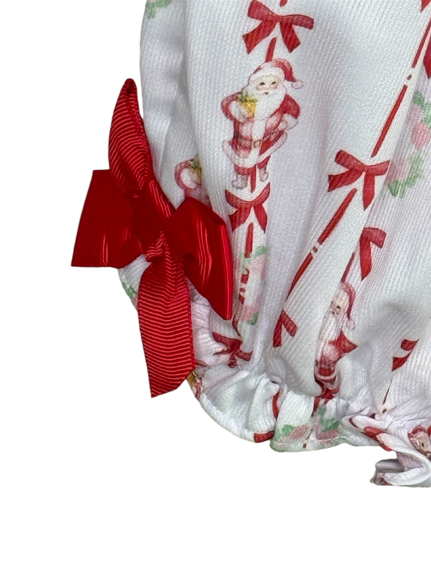 Christmas Santa Bow Bubble