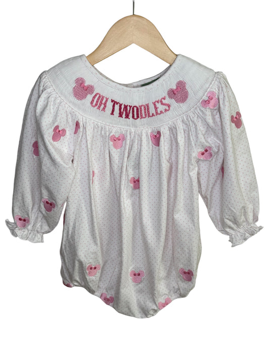 Oh Twodles Long Sleeve Girls Bubble