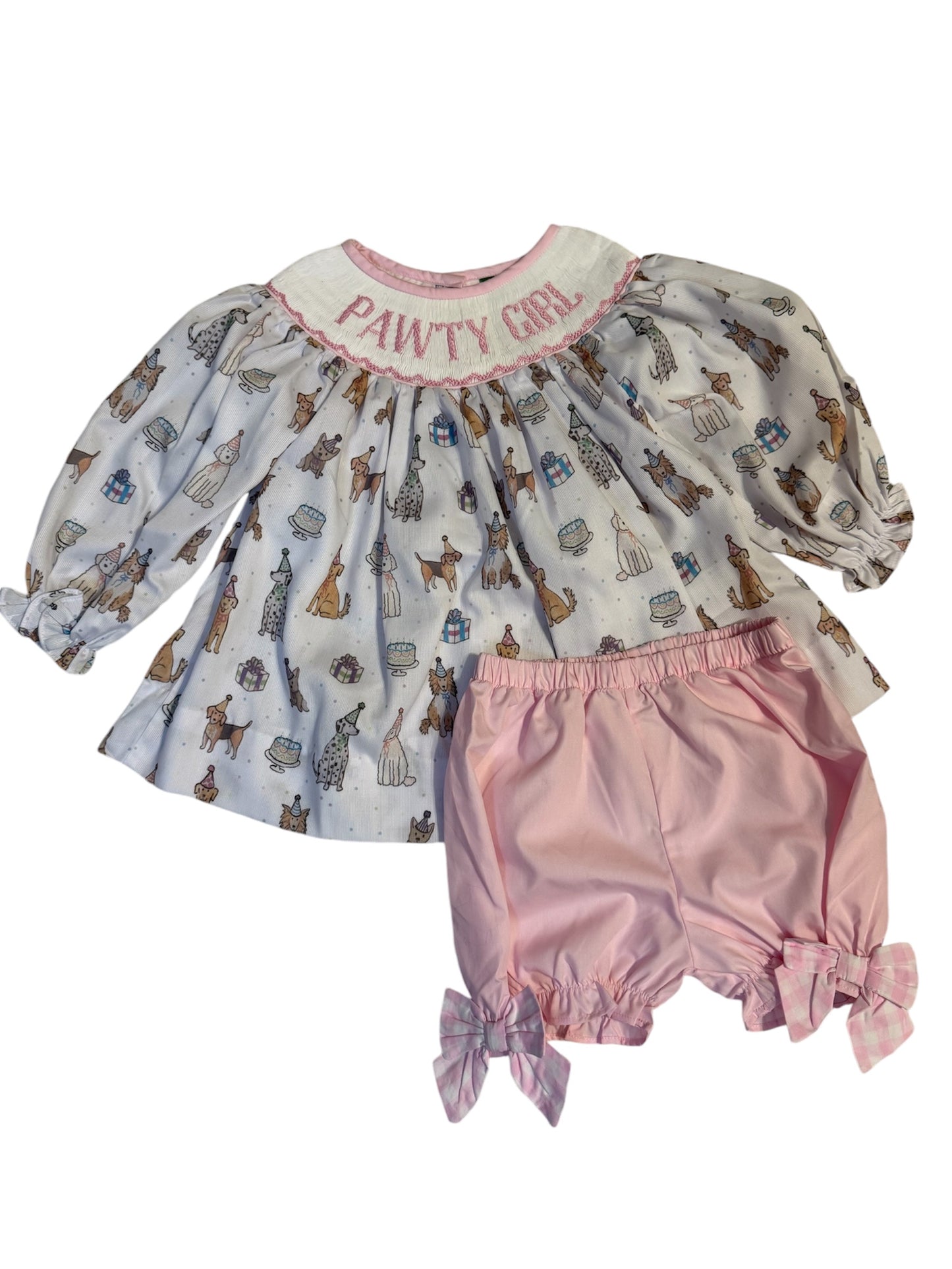 Pawty Girl Birthday Bloomer Set