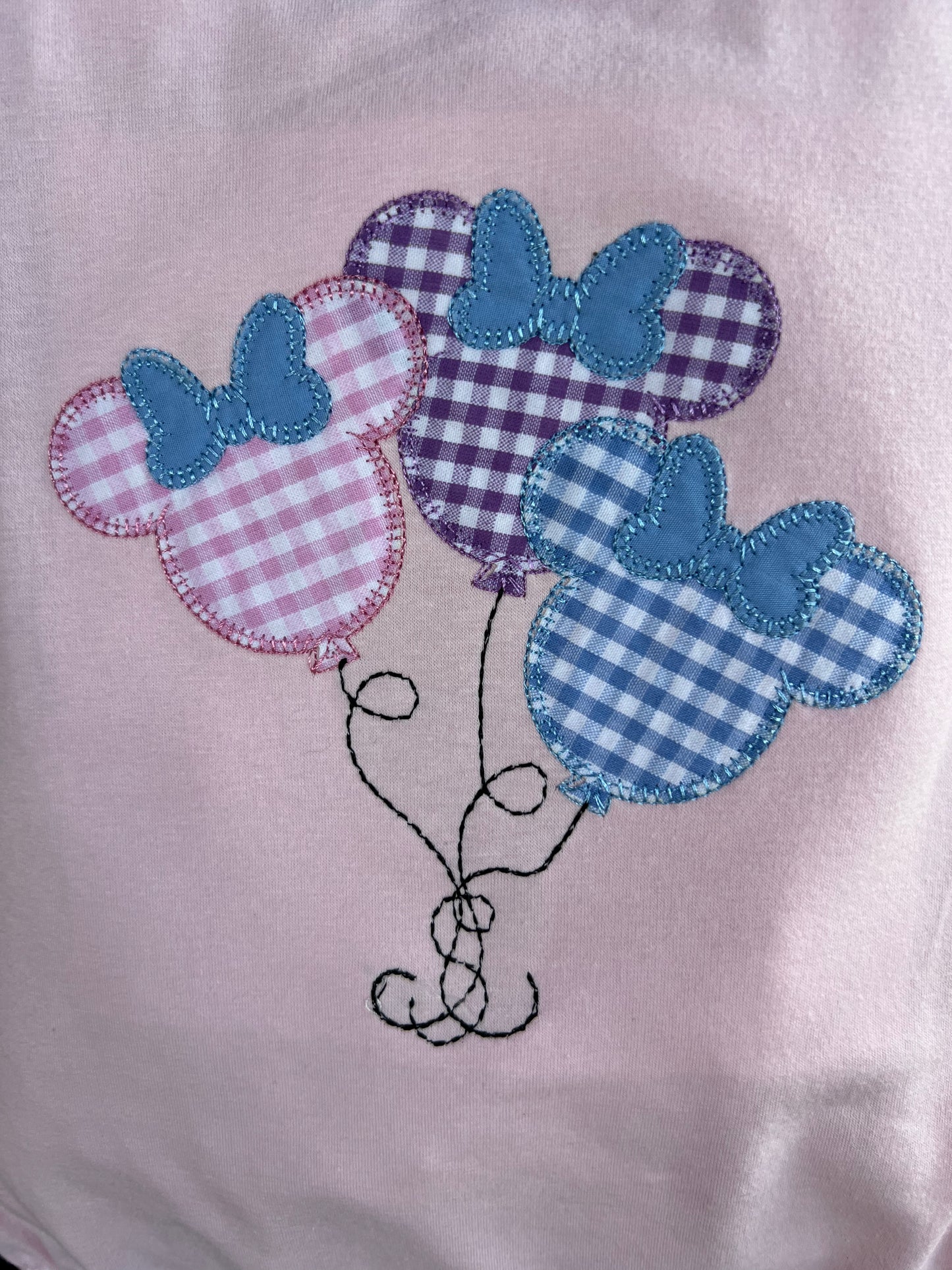 Mouse Gingham Balloon Bubble