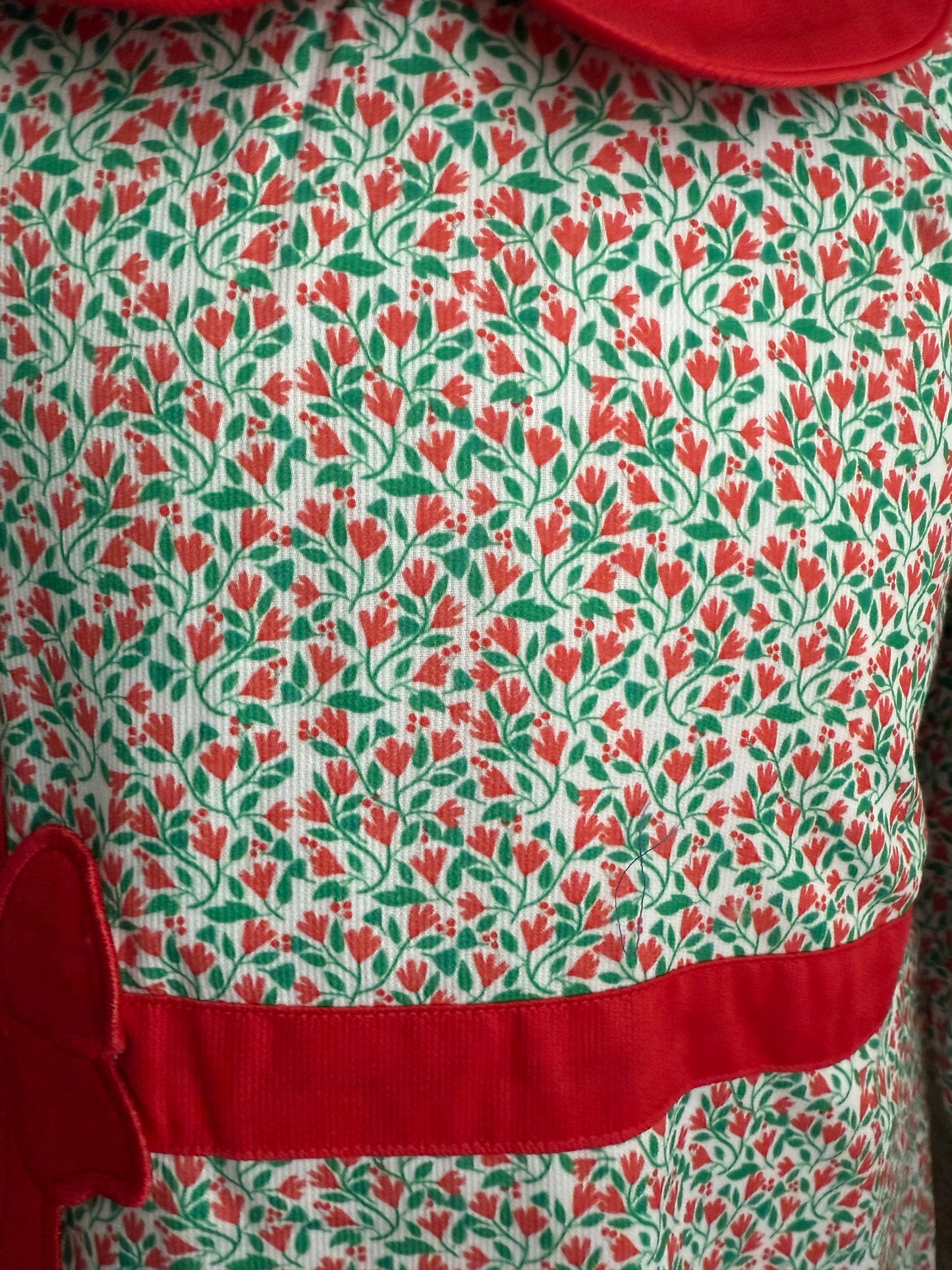 Girl’s Christmas Present Dress | Green & Red Holiday Sister Match Outfit