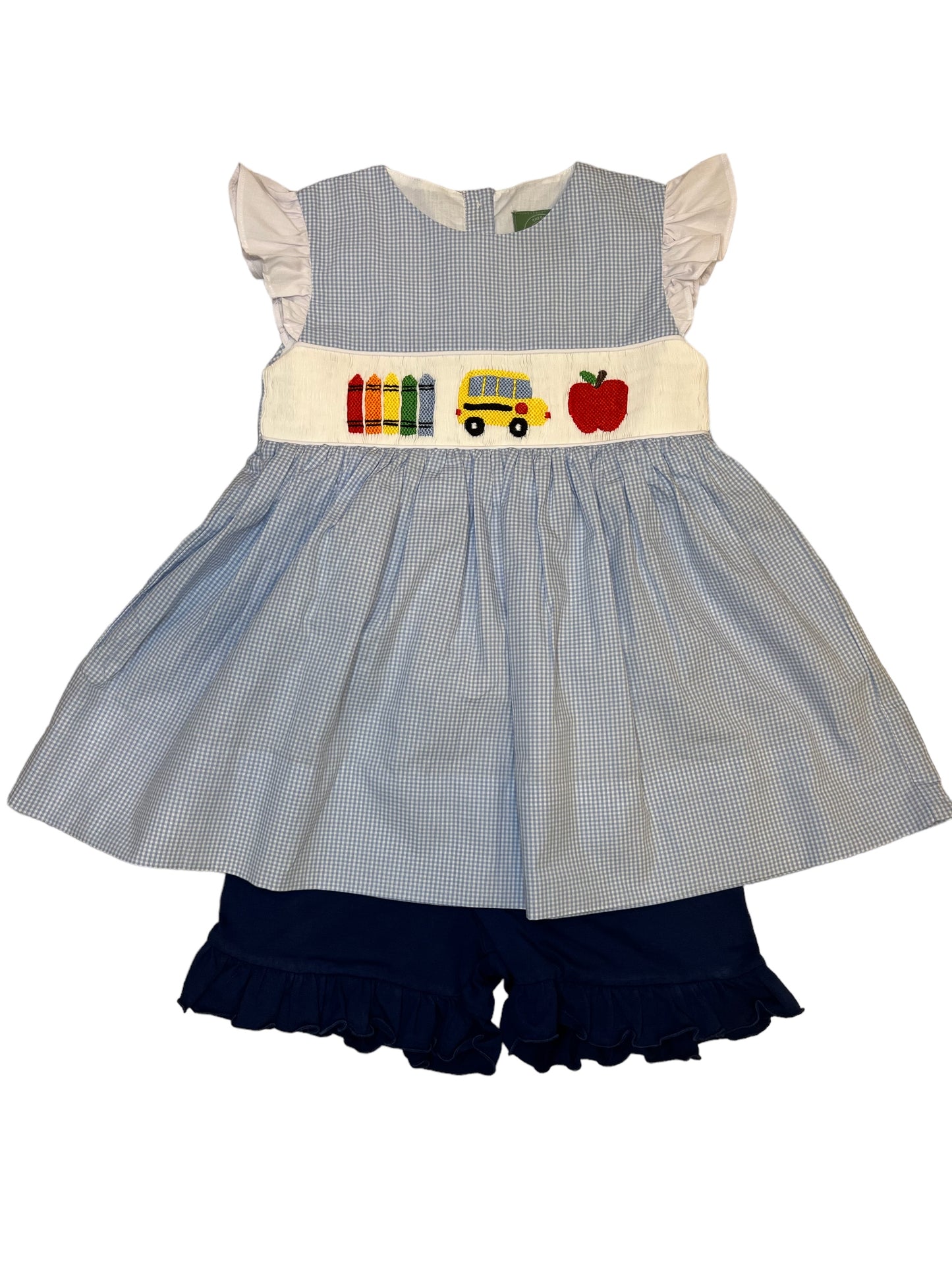 Back To School 2Pc Set Top & Bloomers