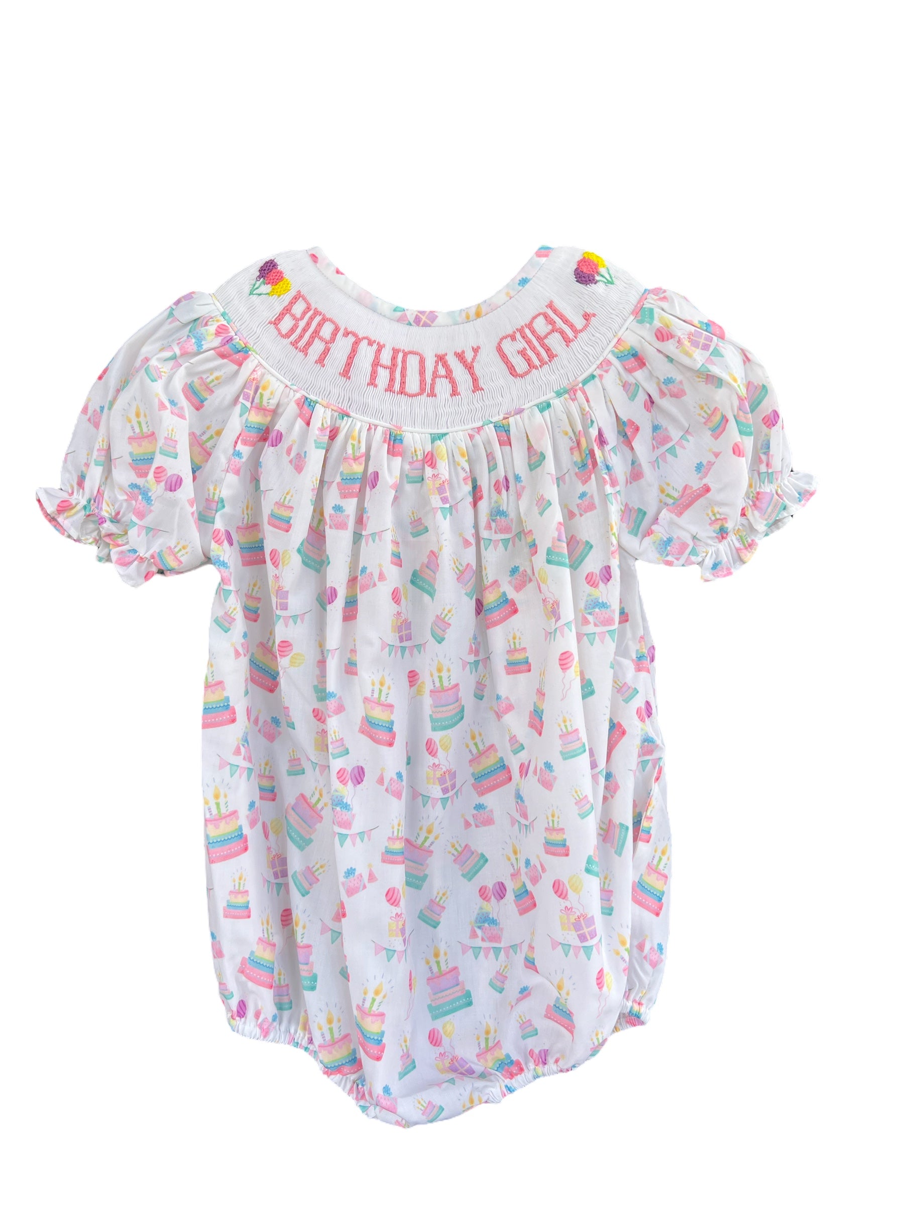 Birthday Hand Smocked Birthday Girl Bubble The Sage Smocking Company Birthday Hand Smocked Birthday Girl Bubble The Sage Smocking Company