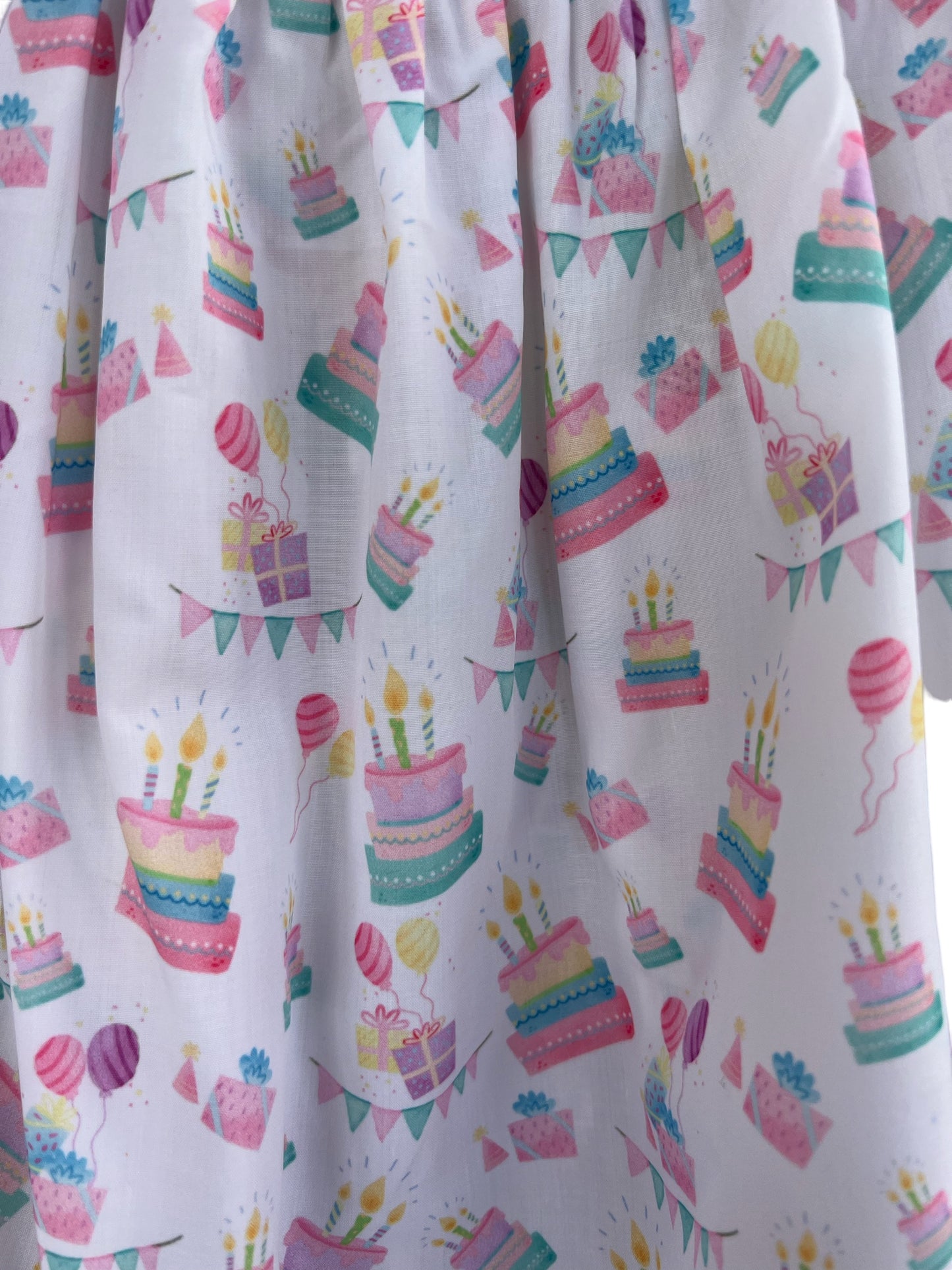 Birthday Hand Smocked Birthday Girl Bubble