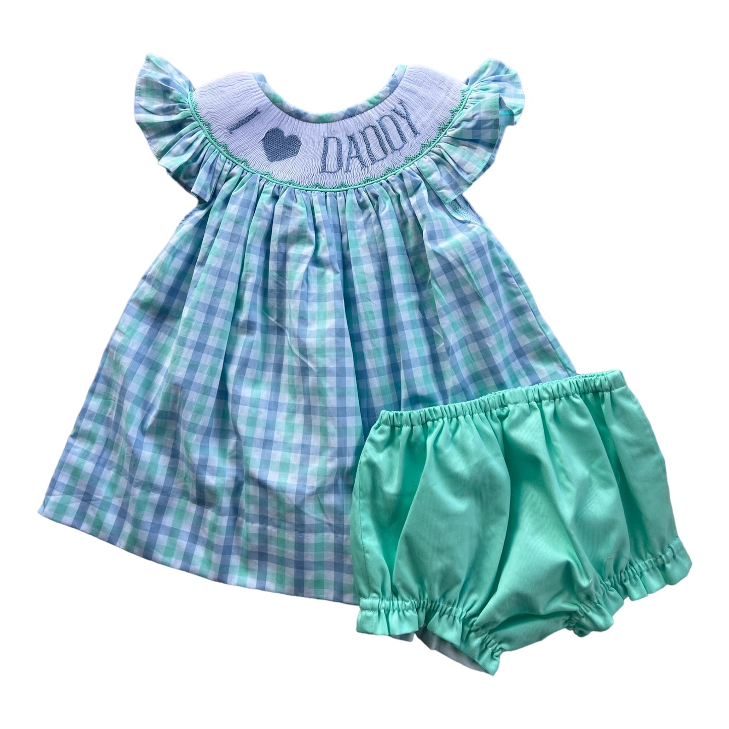 I Love Daddy Dress With Bloomers