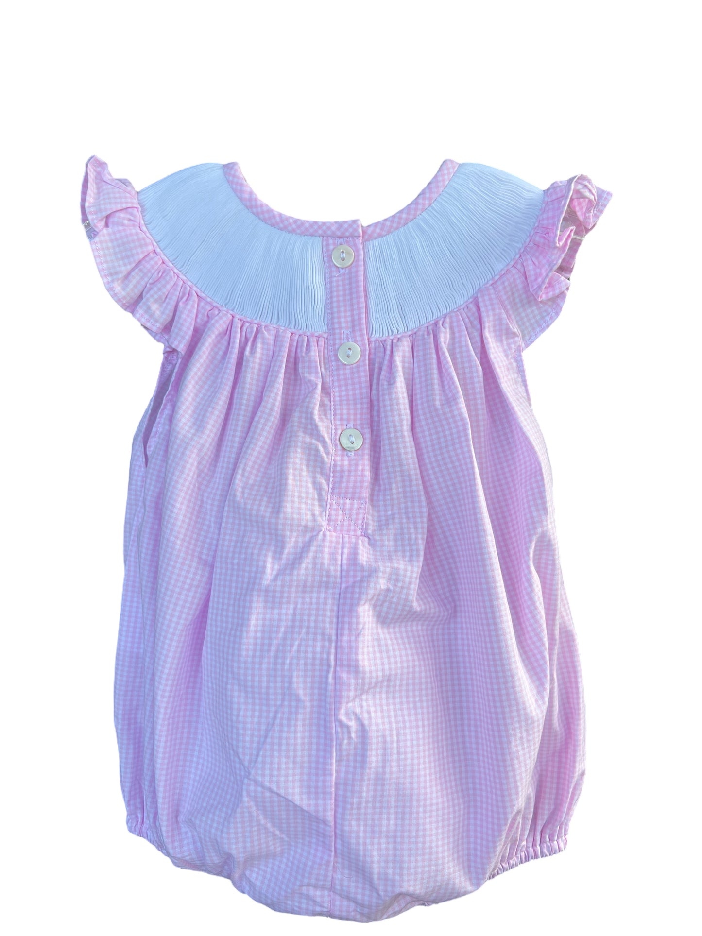 Carnival Hand Smocked Bubble – Baby Girl County Fair Outfit
