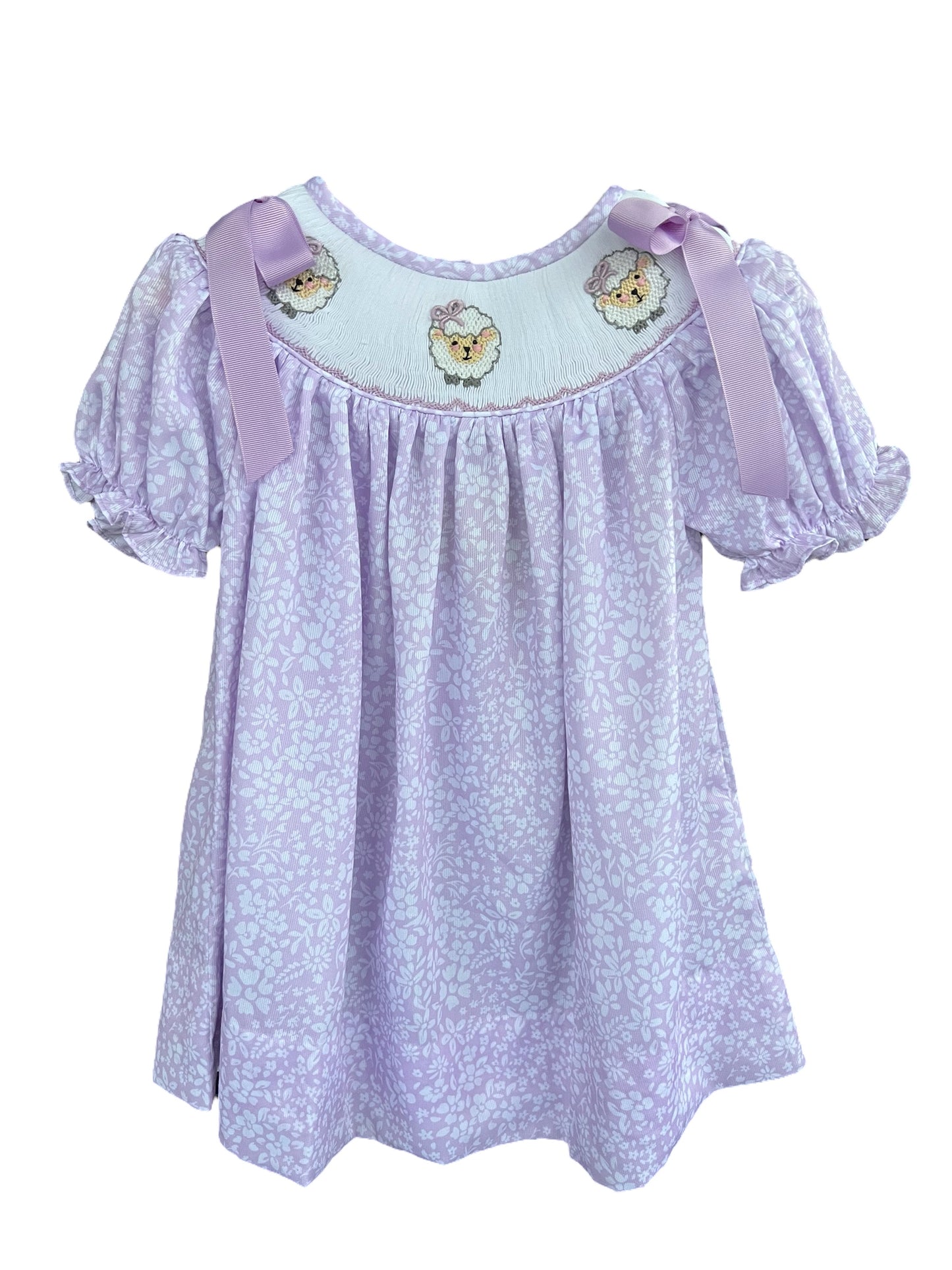 Easter Sheep Bishop Dress