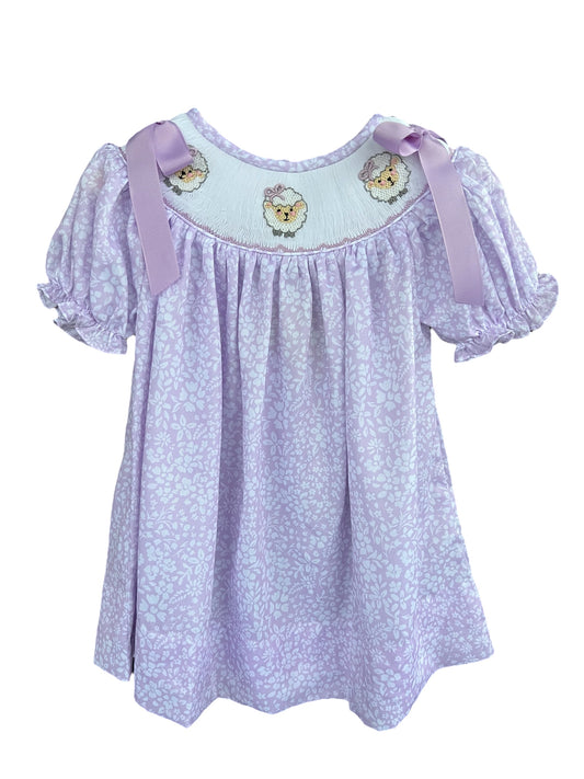Easter Sheep Bishop Dress