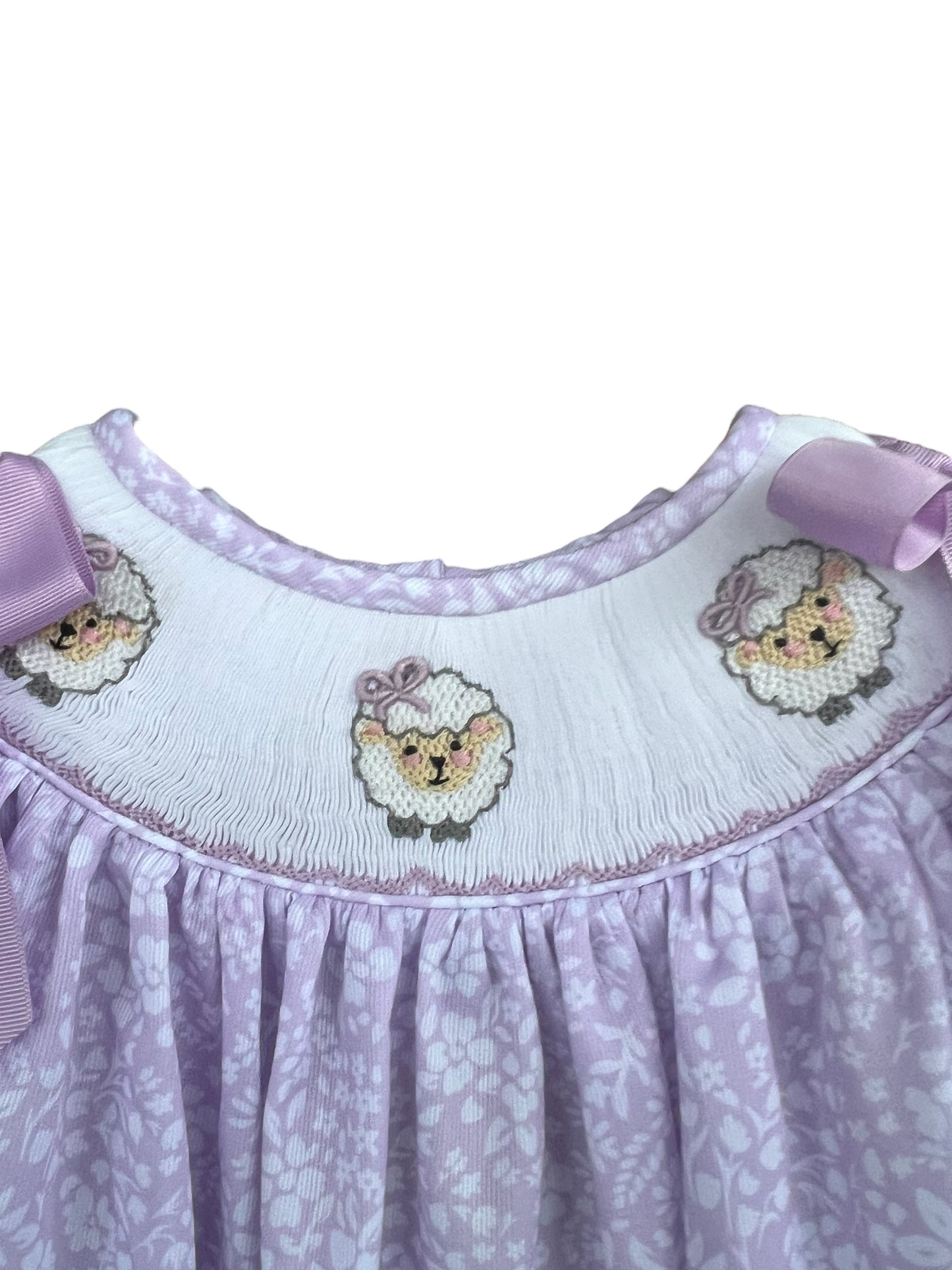 Easter Sheep Bishop Dress