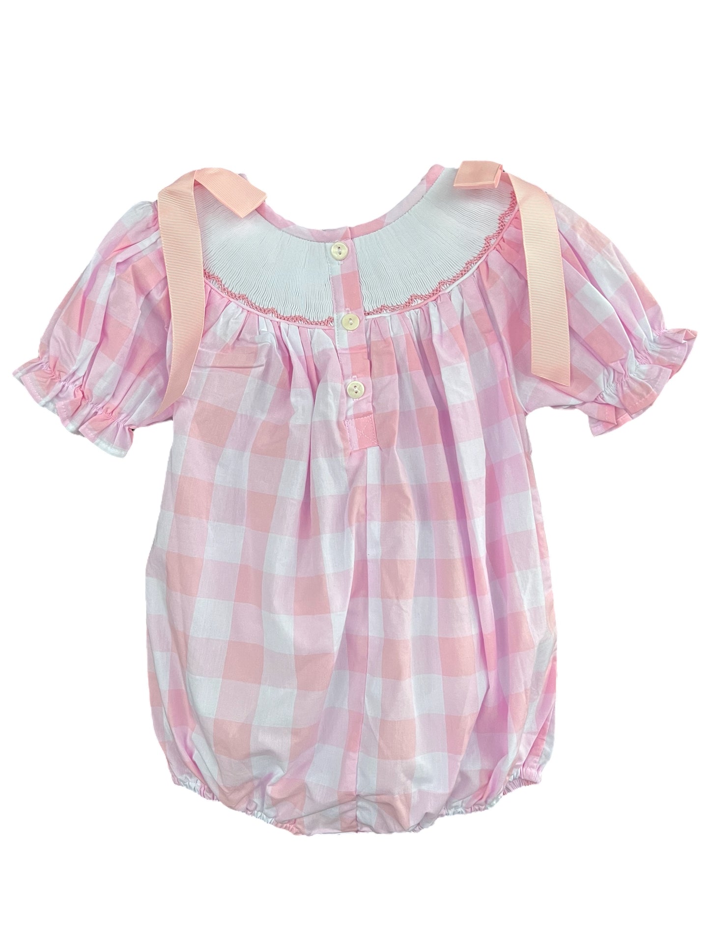 Easter Gingham Rabbit Bubble