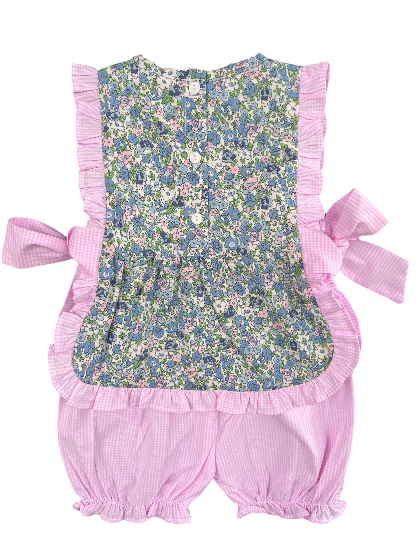 Floral Side Tie Diaper Set
