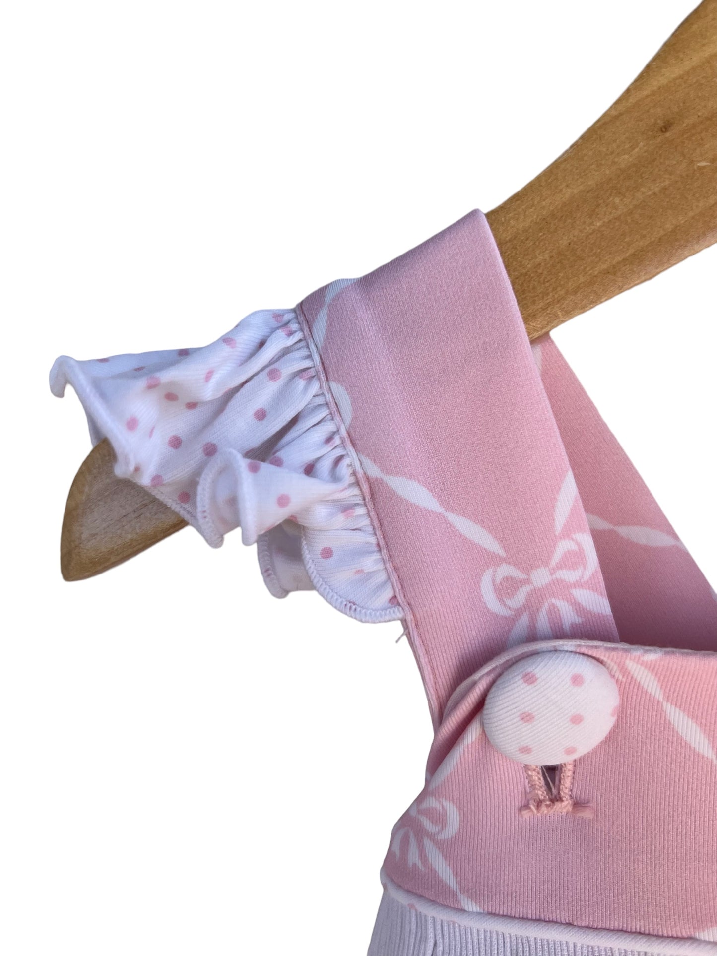 Hand Smocked Pink Bow Bubble | Baby & Toddler Sunsuit Outfit