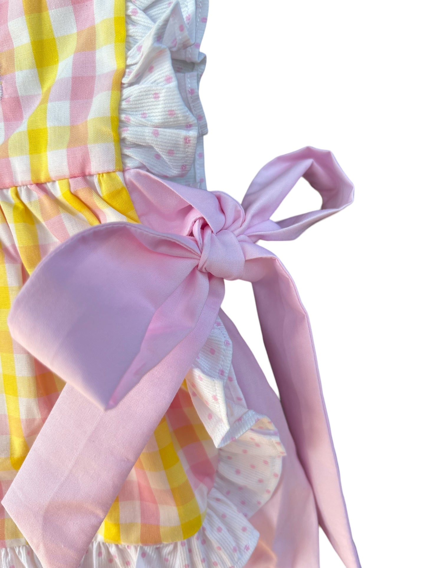 Back To School Applique School Bus Side Tie Bloomer Set