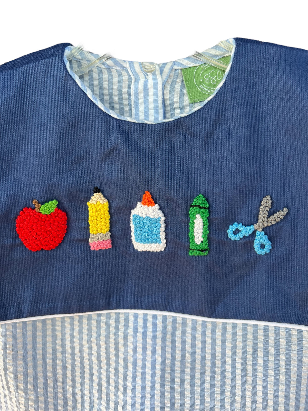 Up close french knot school supplies
