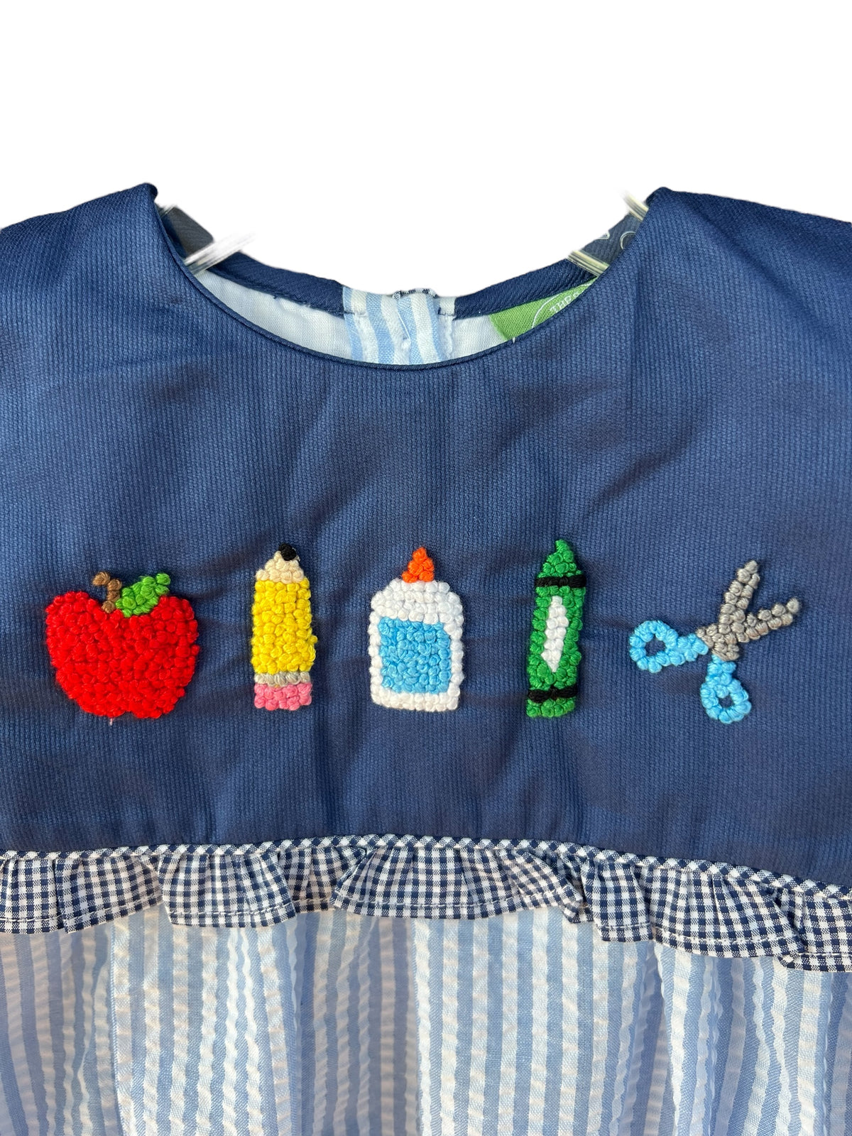 Up close french knot school supplies