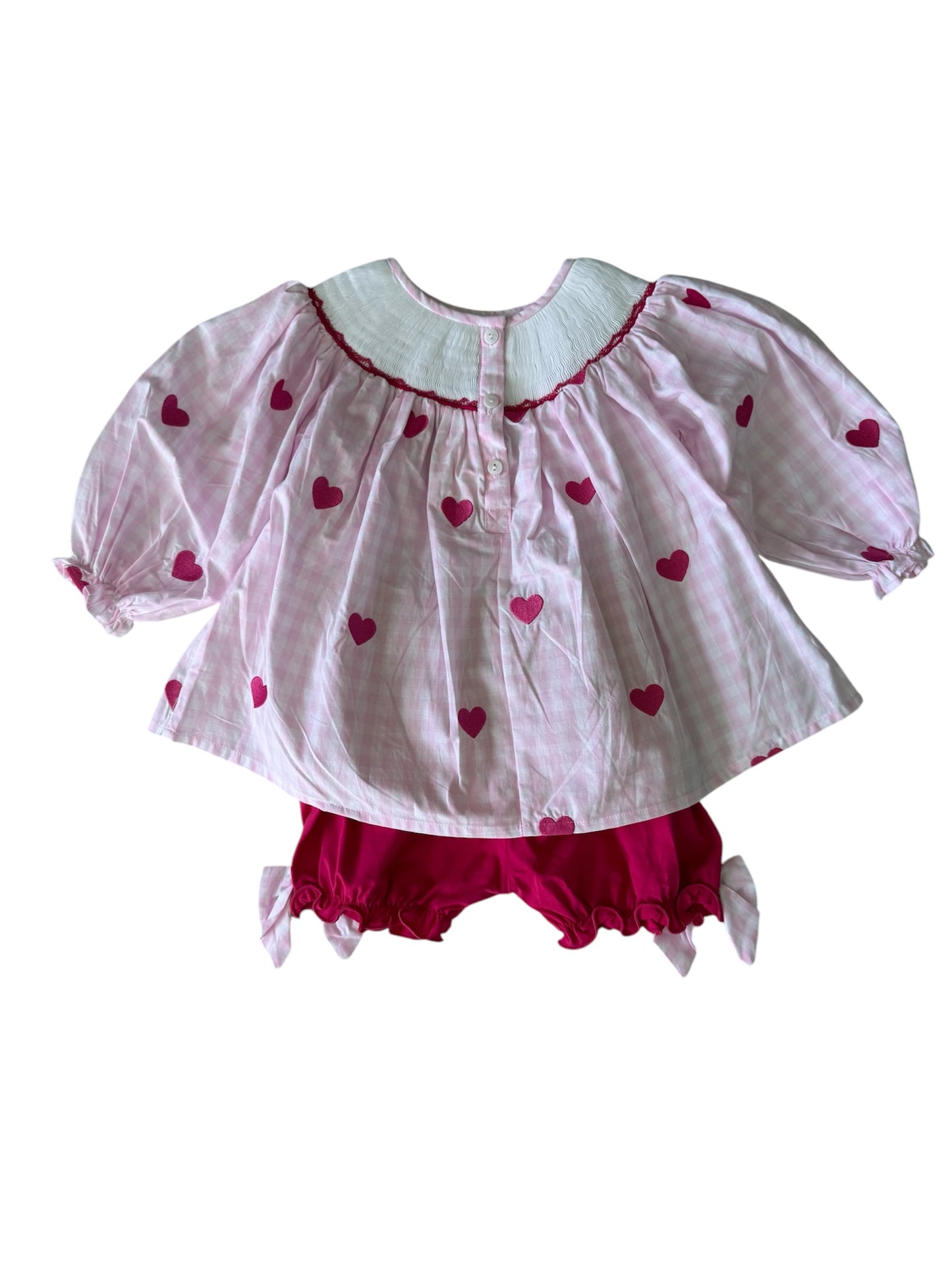 Mama’s Valentine Dress and bloomer set