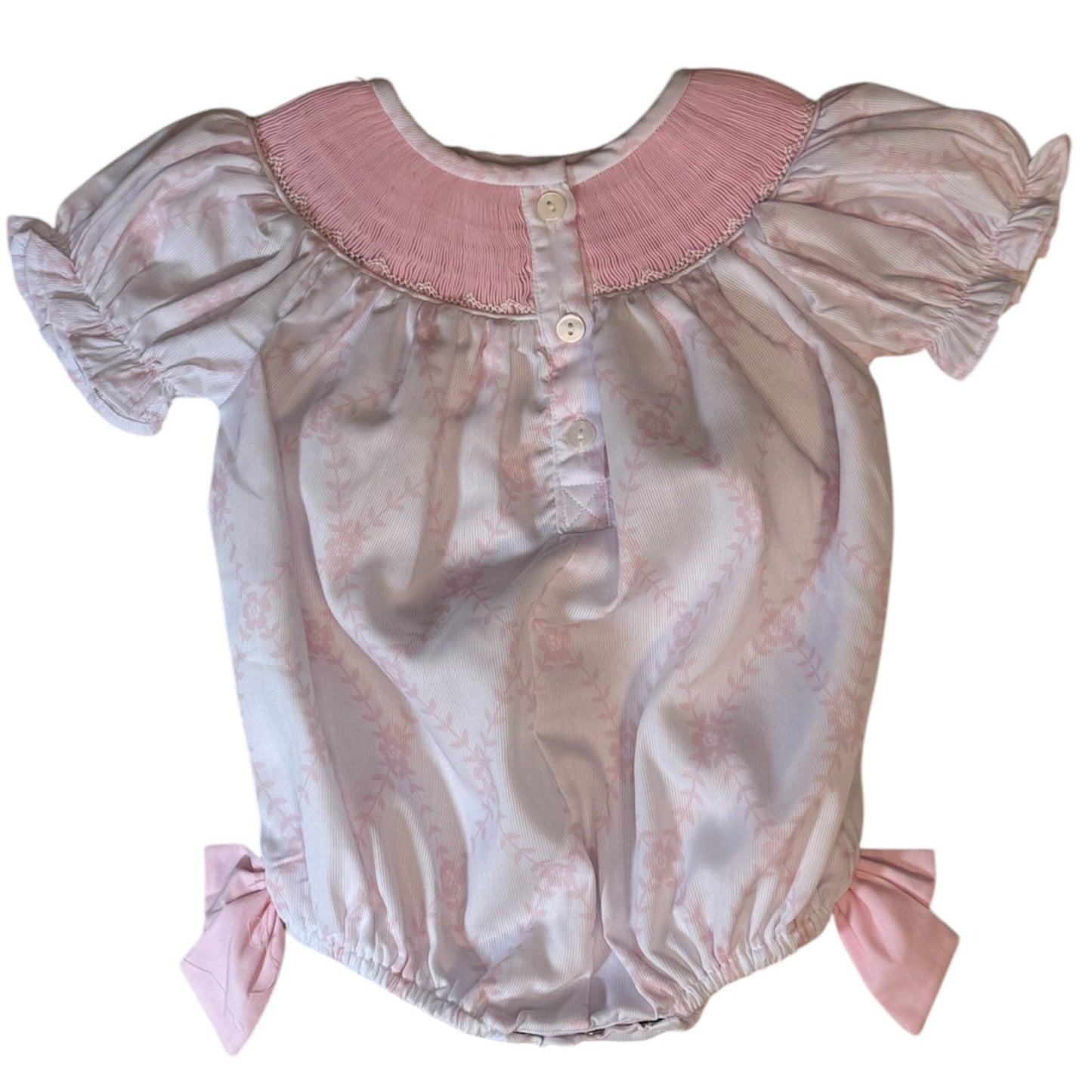 Easter Hand Smocked Cross Bubble