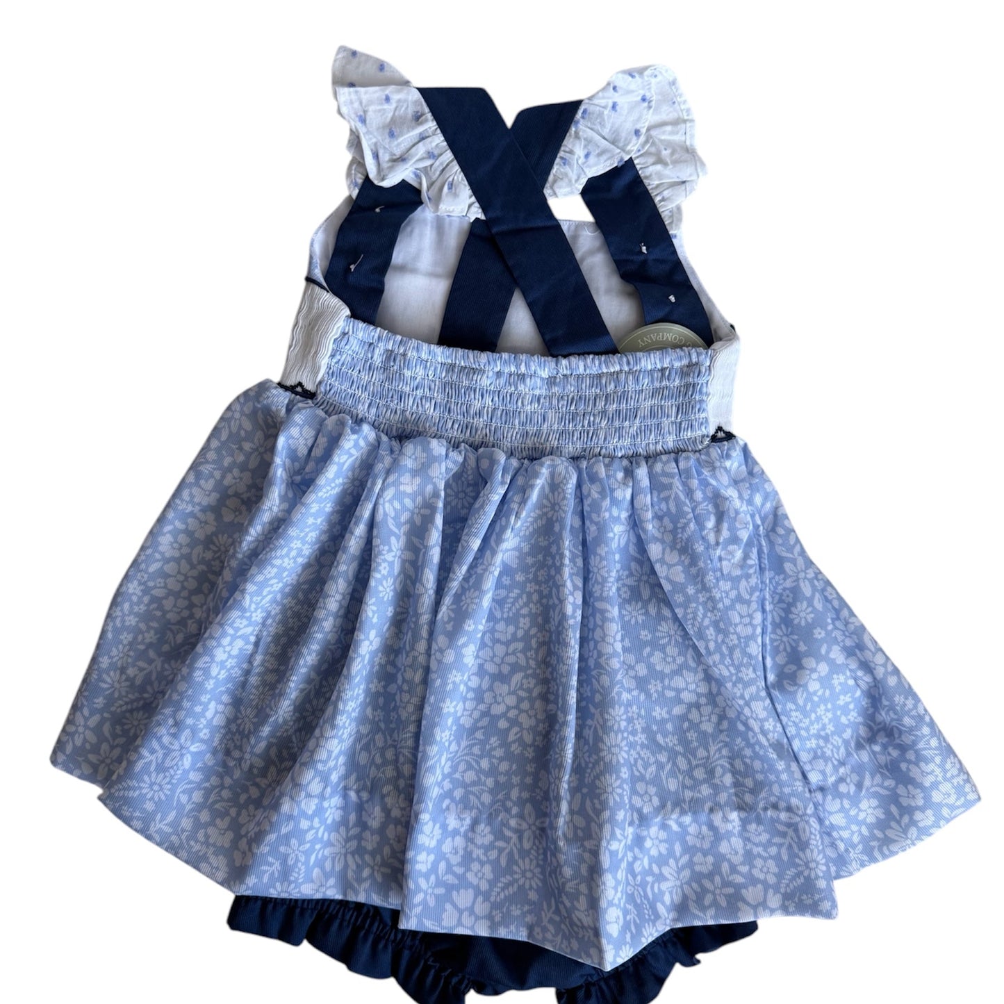 Daddy's Girl Hand Smocked Girls Bloomer Set