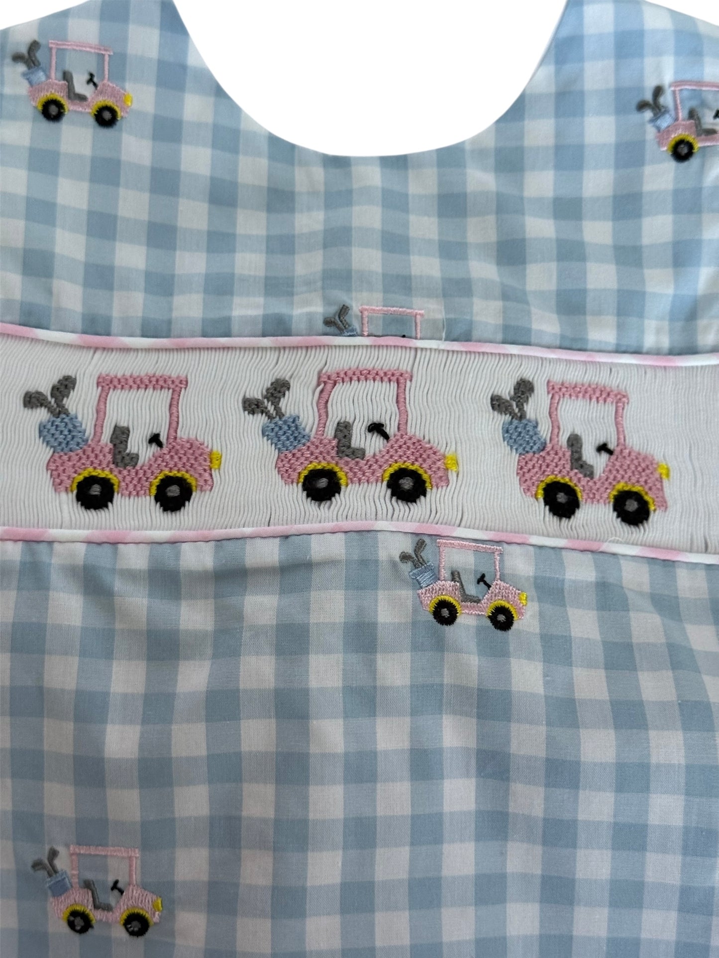 Golf Hand Smocked & Embroidered Girls Swing Top Set