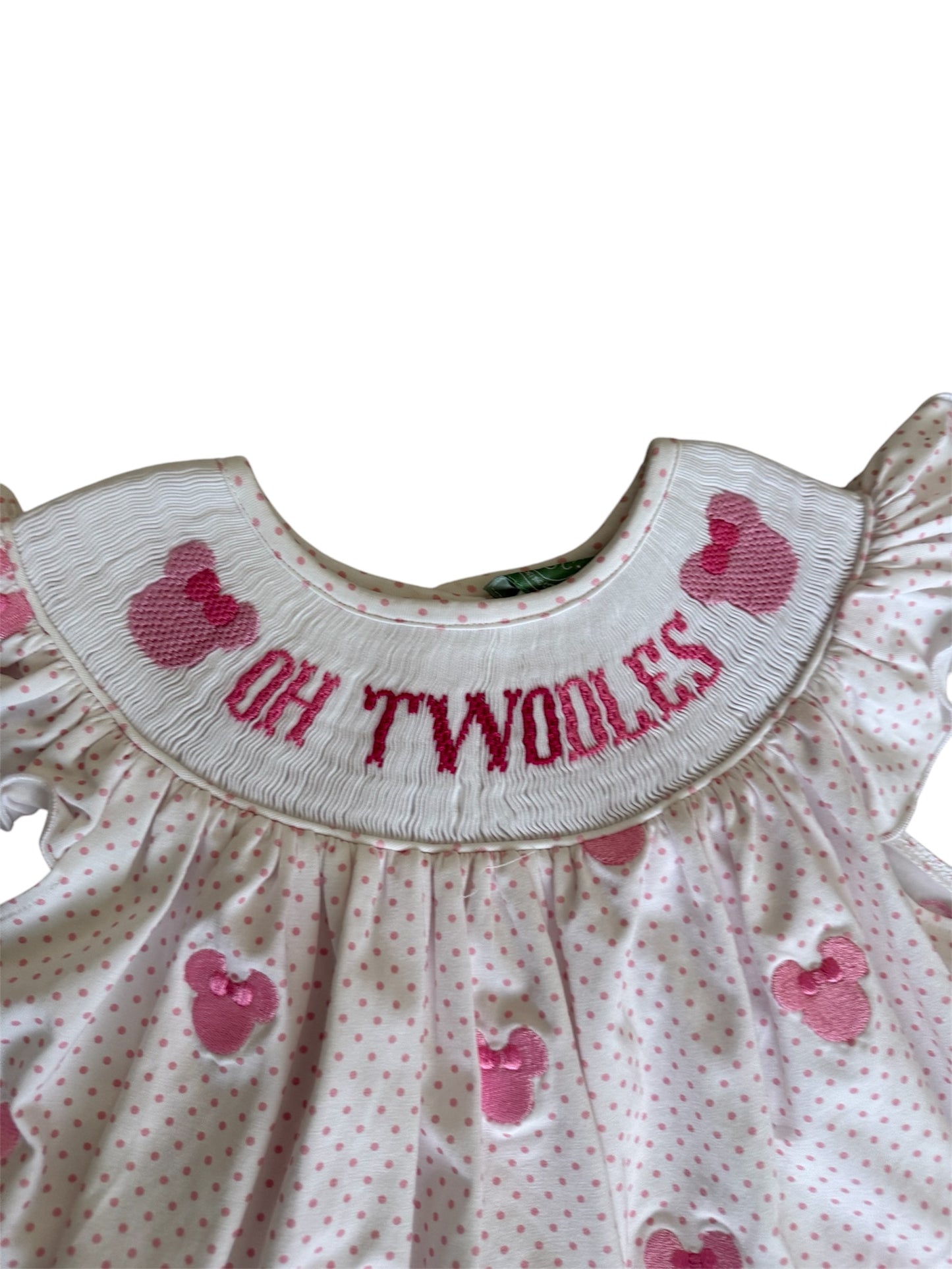 Oh Twodles Hand Smocked & Embroidered Bloomer Set