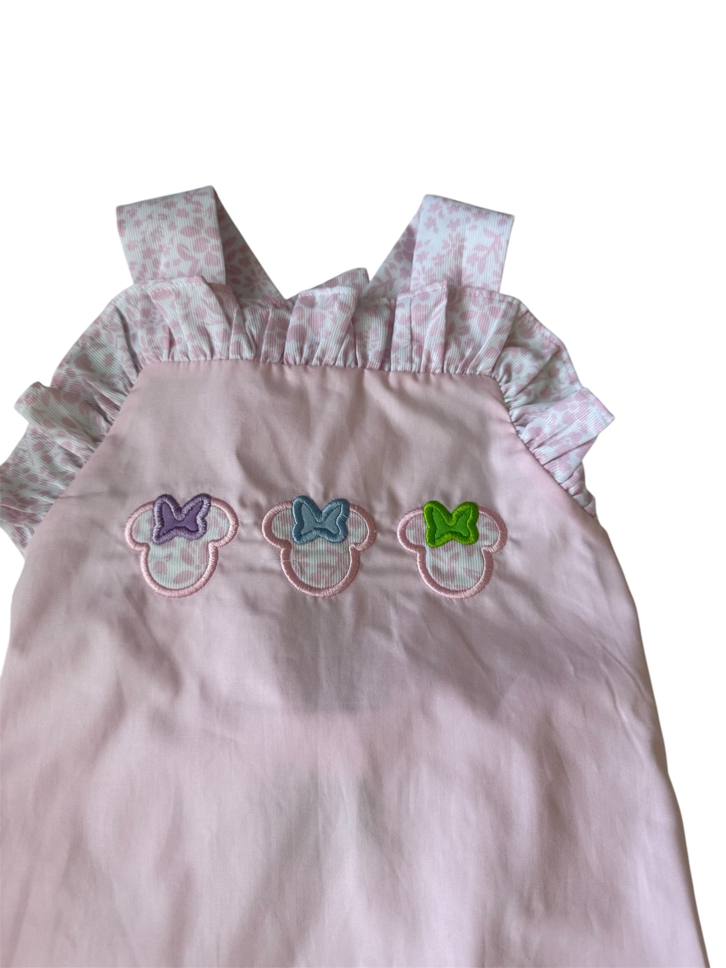 Pastel Floral Mouse Tie Back Bubble