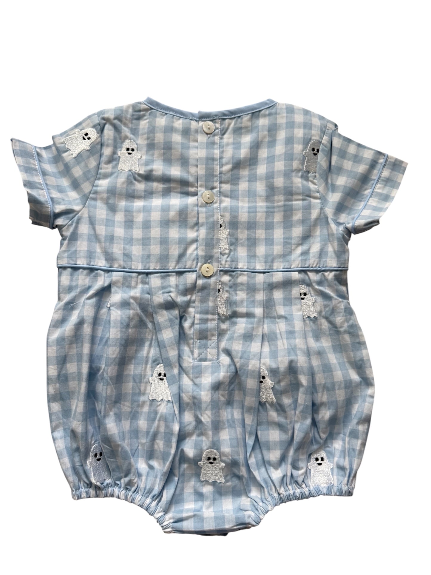 Spooky Cute Hand Smocked Boy's Bubble