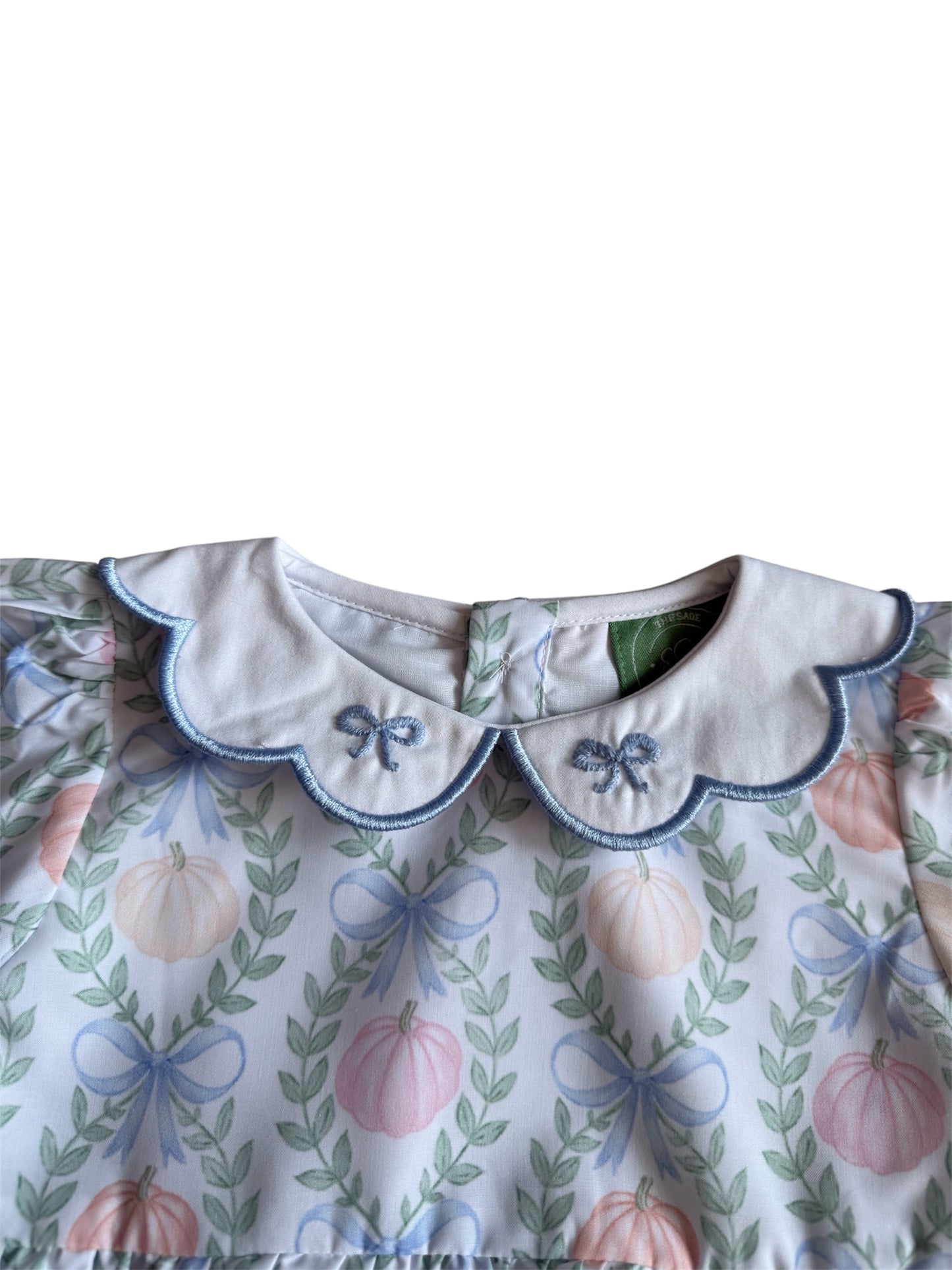 Pumpkin & Bows Girls Bubble | Fall Outfit | Matching Sister Dress Available