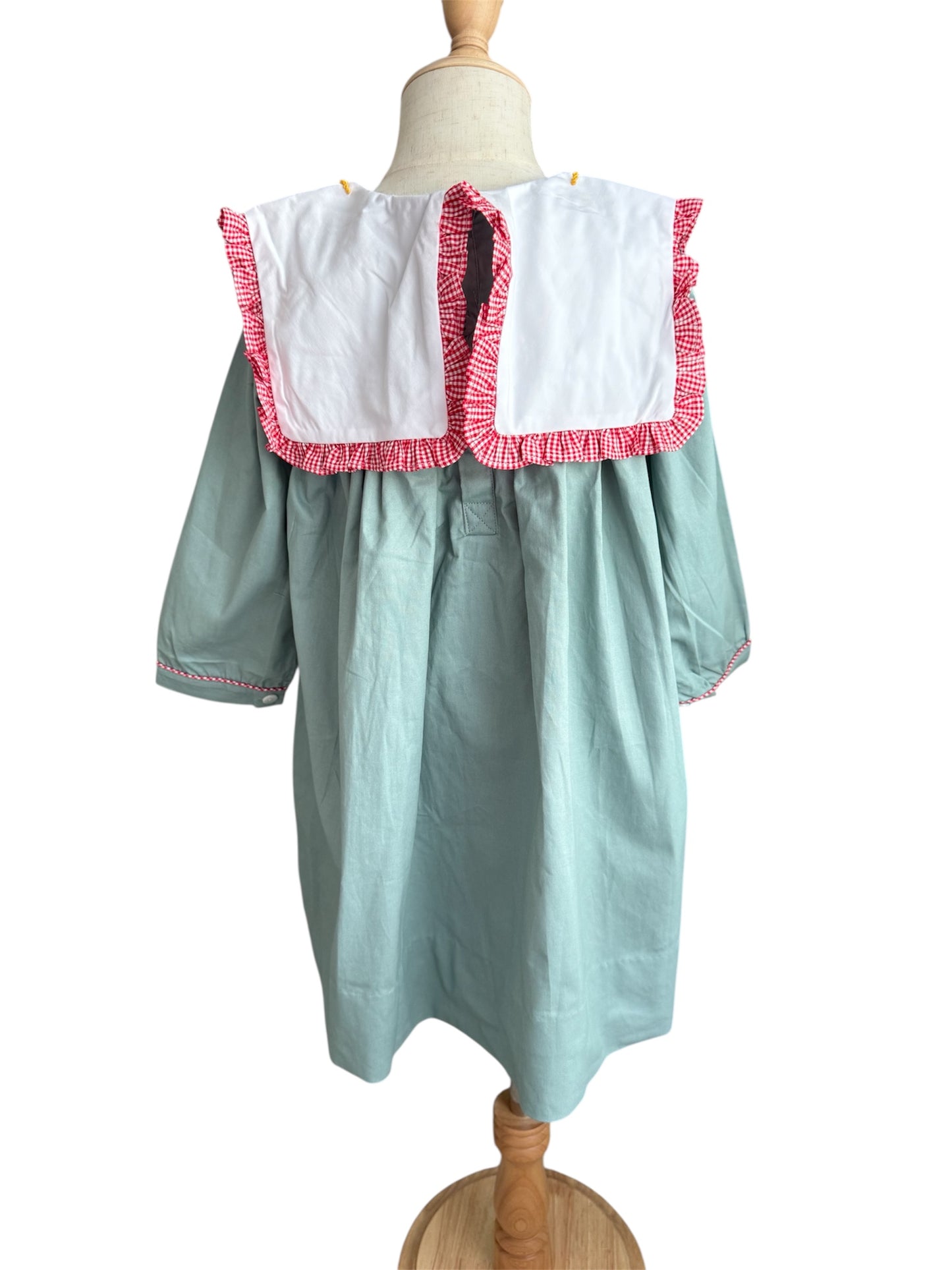 Christmas French Knot Ornaments Girls Dress | Matching Sister Bubble Available