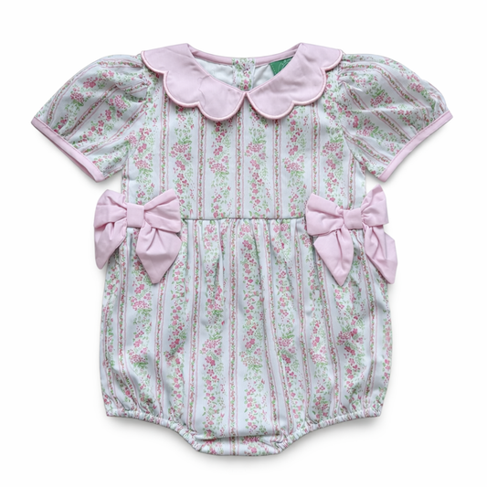 Baby Girl Floral Easter Bubble | Matching Sister Dress Available