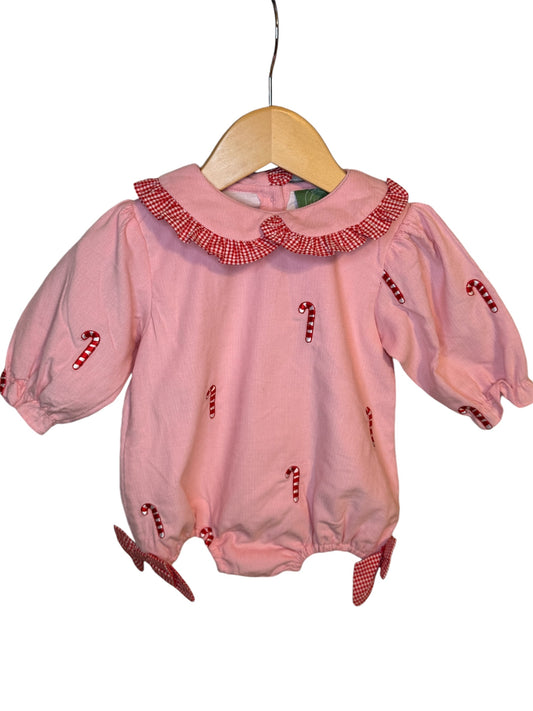 PREORDER-Candy Cane Embroidered Bubble