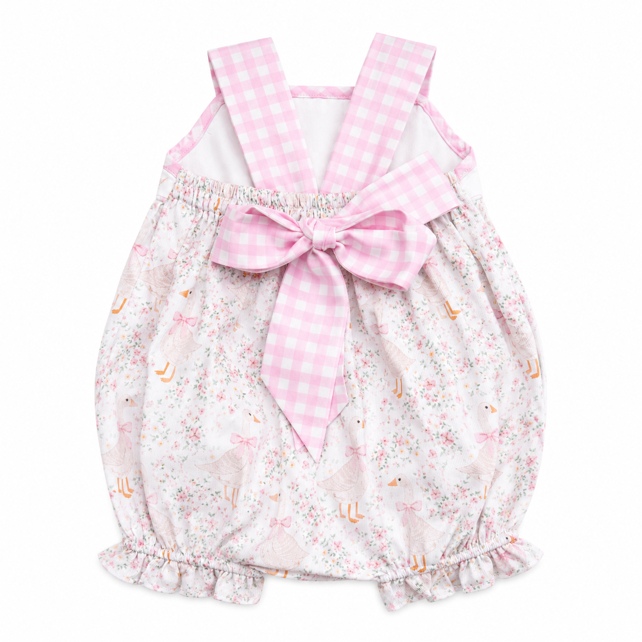French Knot Goose Bubble – Vintage Floral Baby Bubble Outfit
