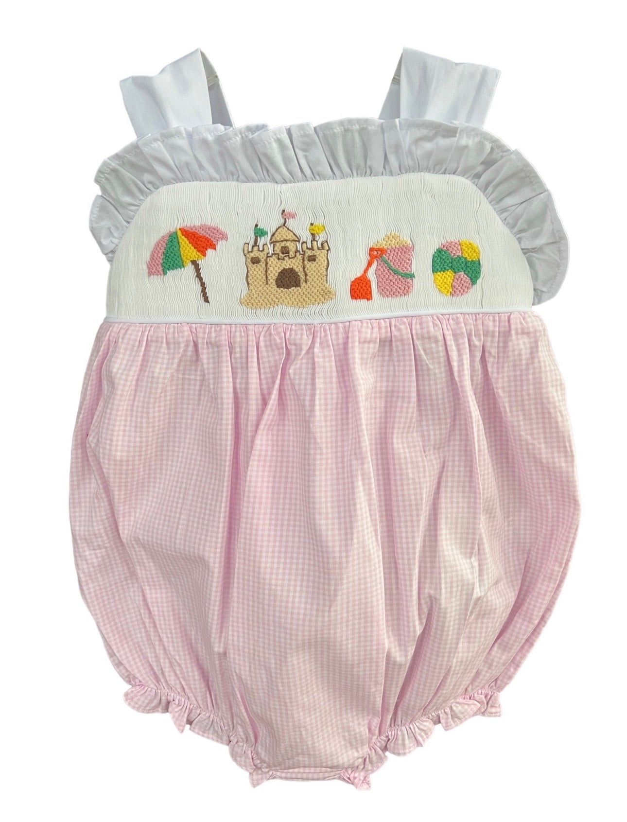 Smocked Beach Bubble | Matching Sister Dress Available