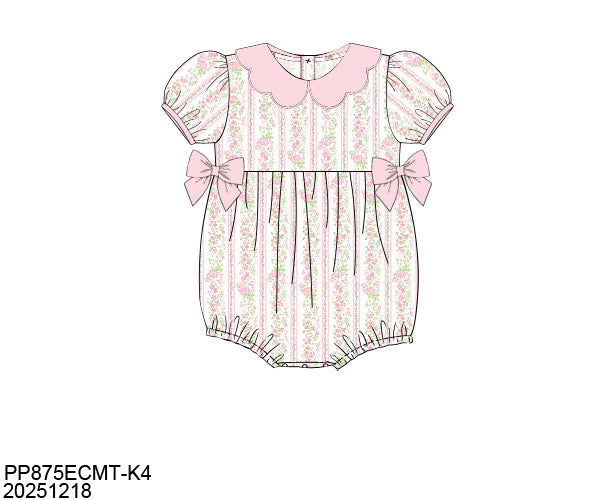 PREORDER-Girl’s floral bubble