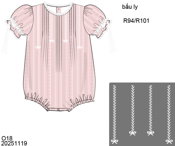 PREORDER-girl’s heirloom bubble