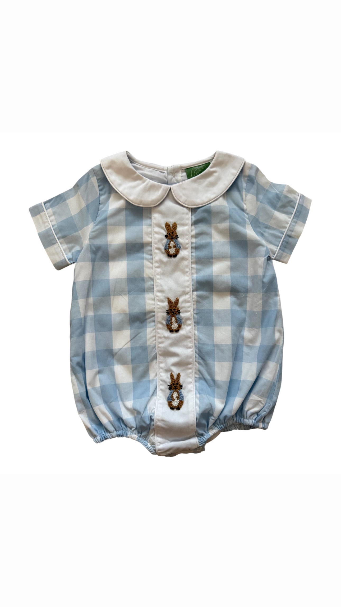 Boys French Knot Peter Rabbit Easter Bubble