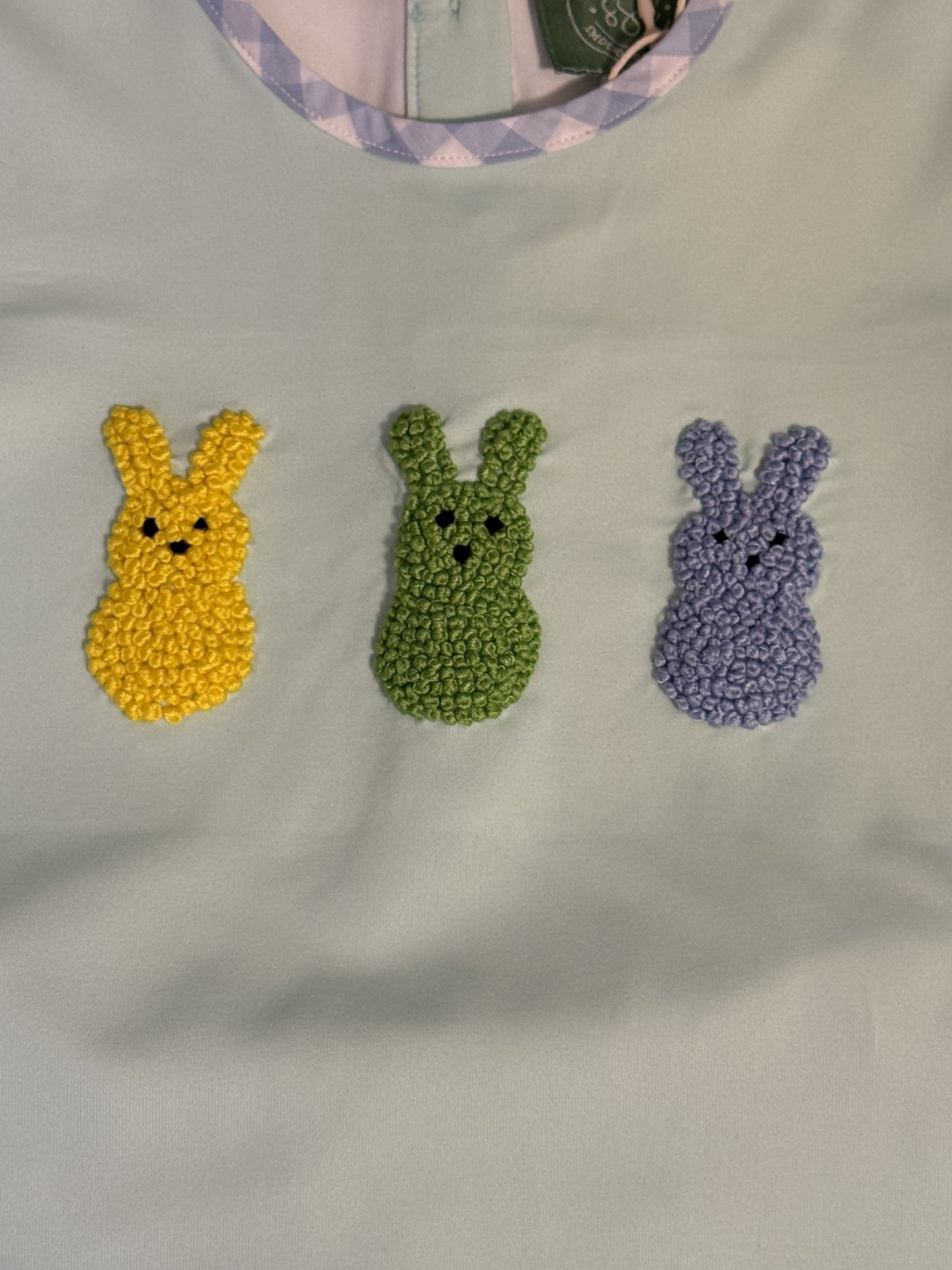 Easter Boys French Knot Bunnies Short Set