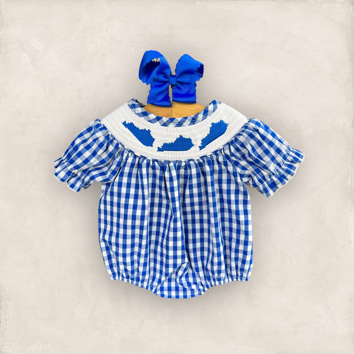 Kentucky State Gingham Bubbles