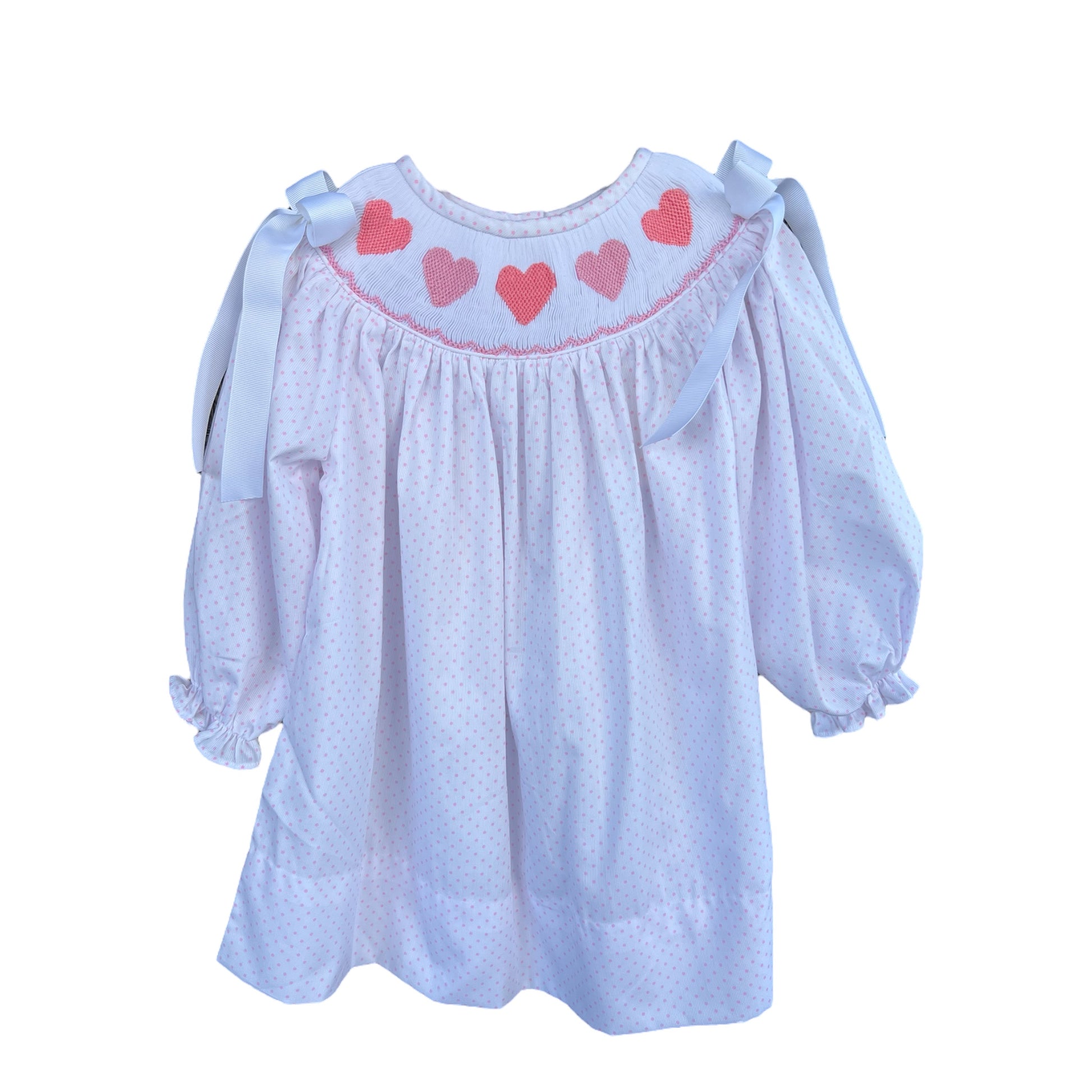Ready to Ship-Valentine Smocked Dress