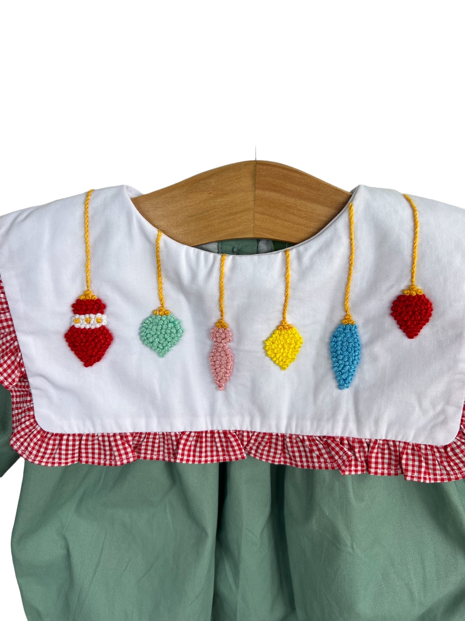 Christmas French Knot Ornaments Girls Bubble