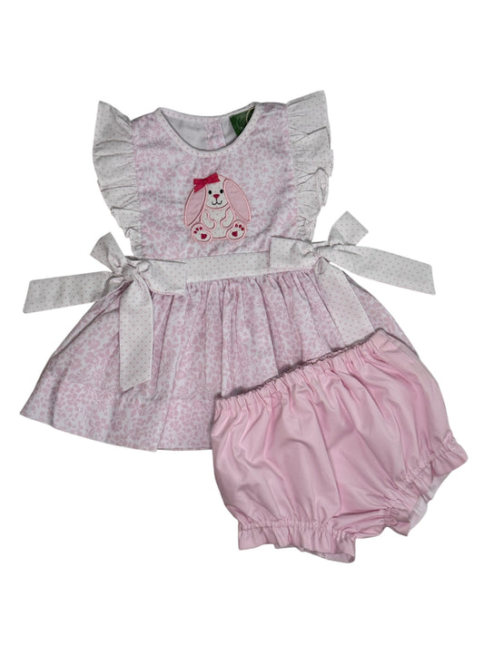 Easter Bunny Applique Bloomer Set