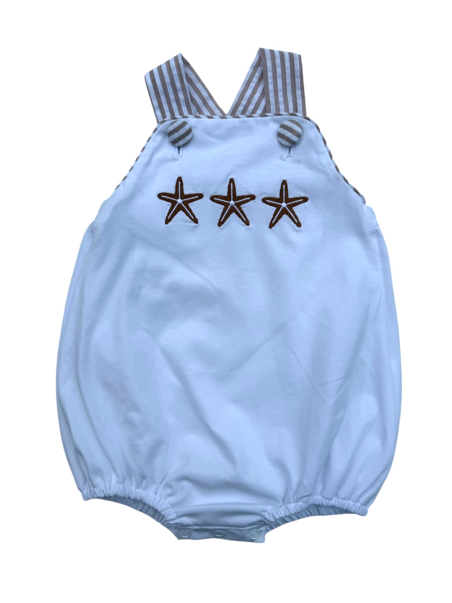 Starfish White & Tan Boy's Beach Bubble