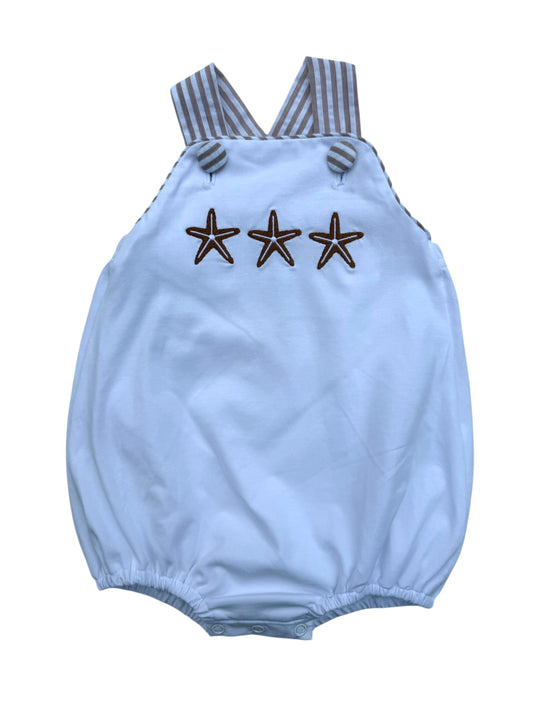 Starfish White & Tan Boy's Beach Bubble