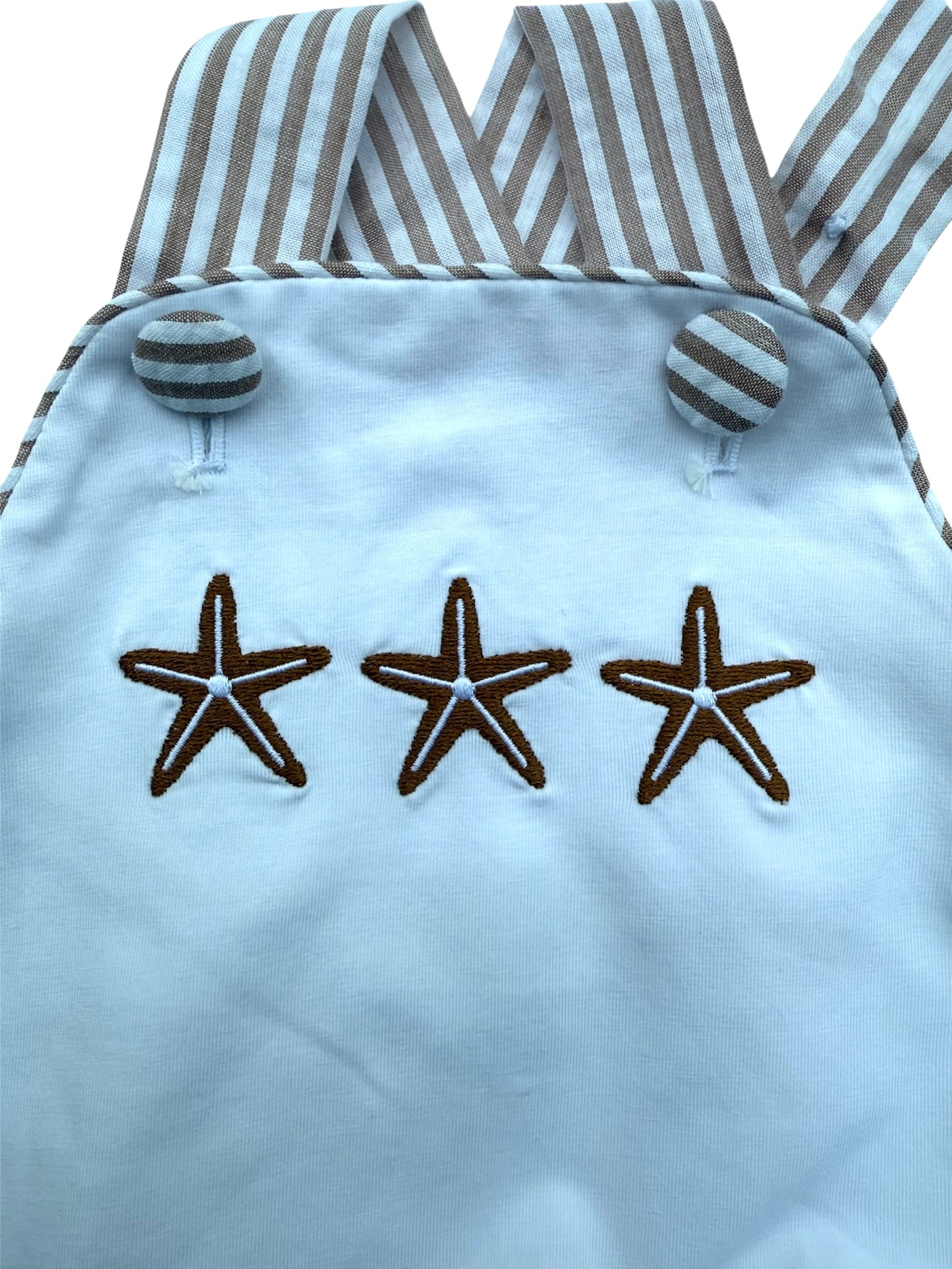 Starfish White & Tan Boy's Beach Bubble