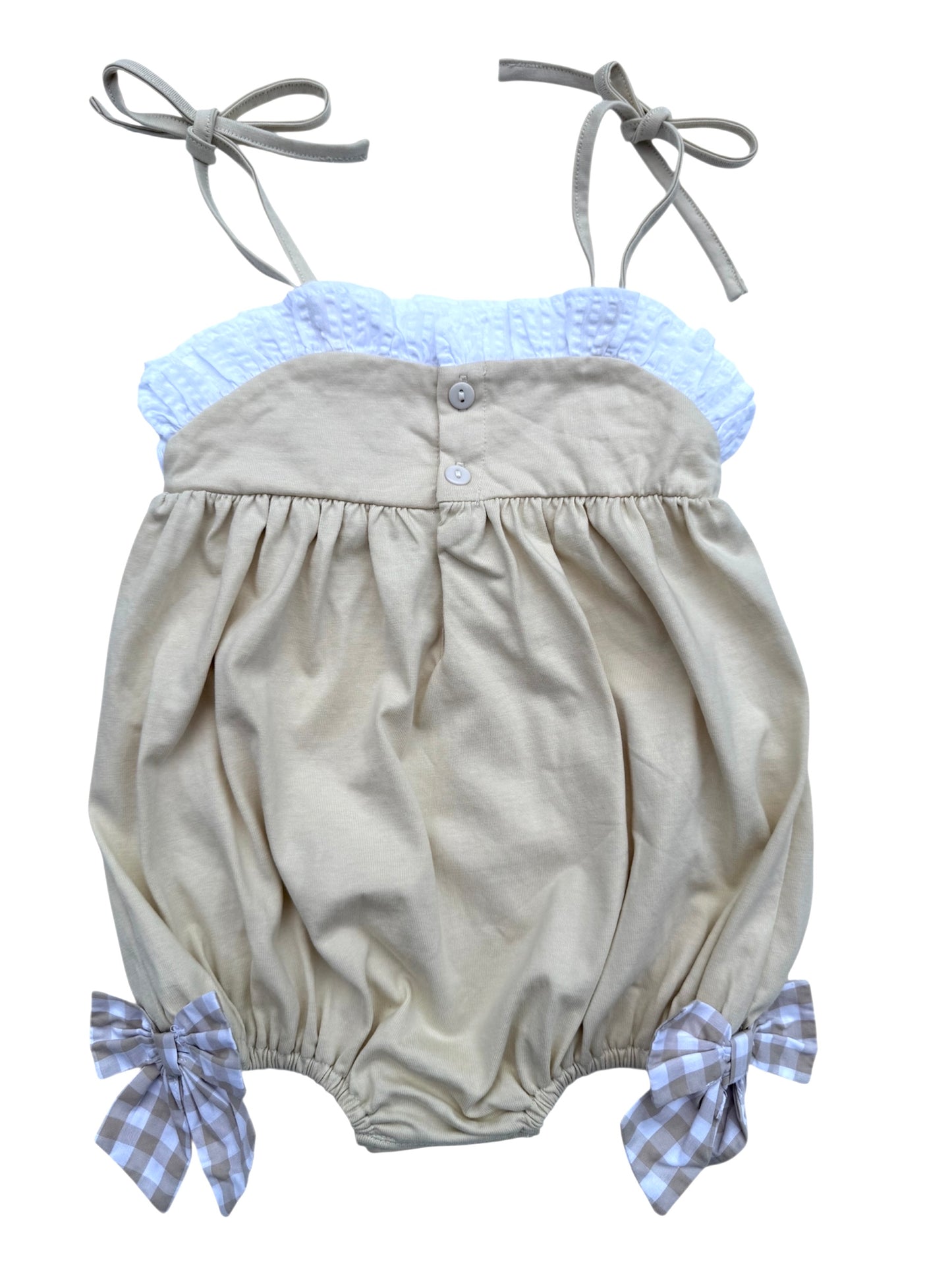 Sea Shell Hand Smocked Bubble