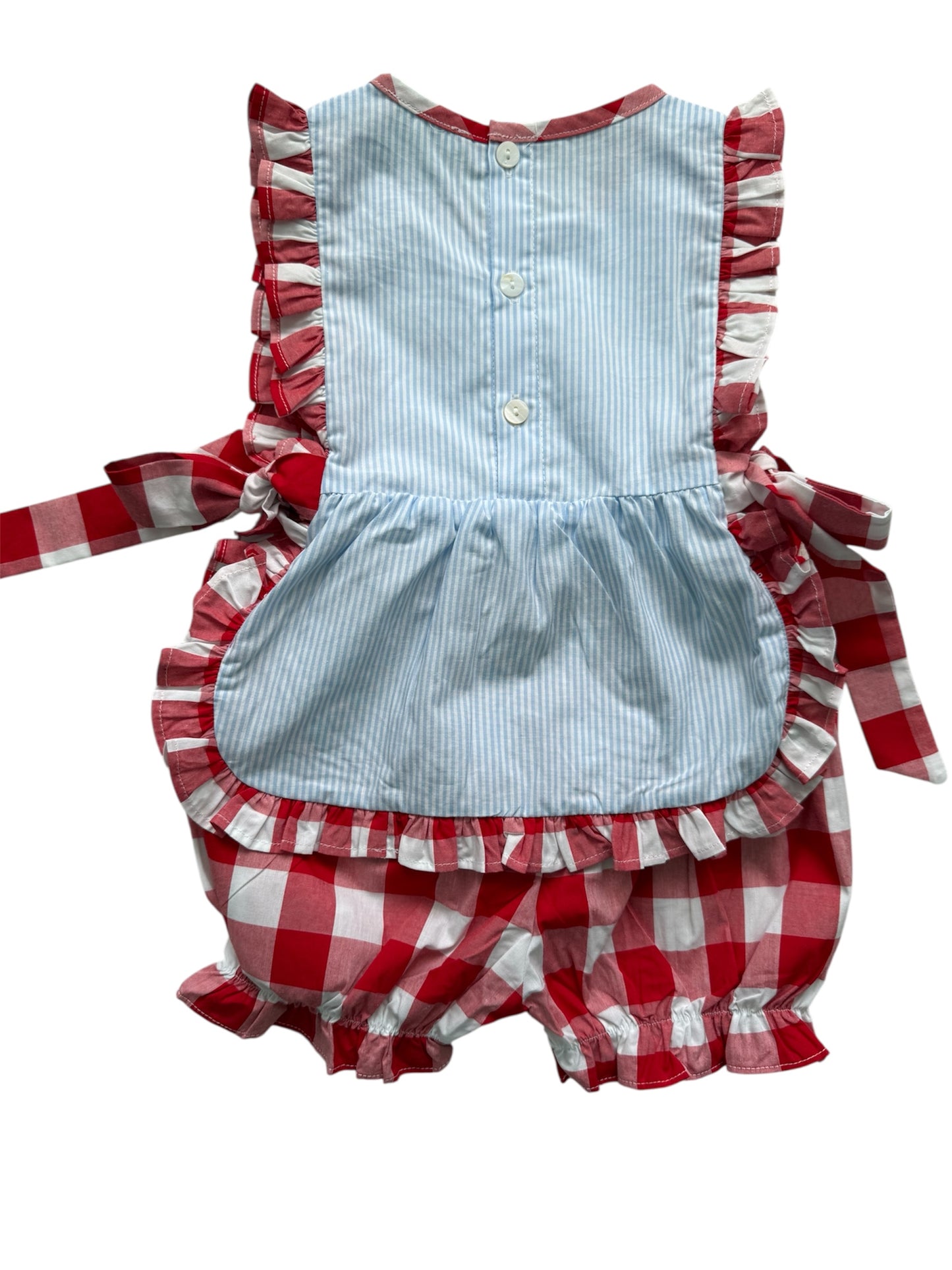 Fourth of July French Knot Popsicle Bloomer Set