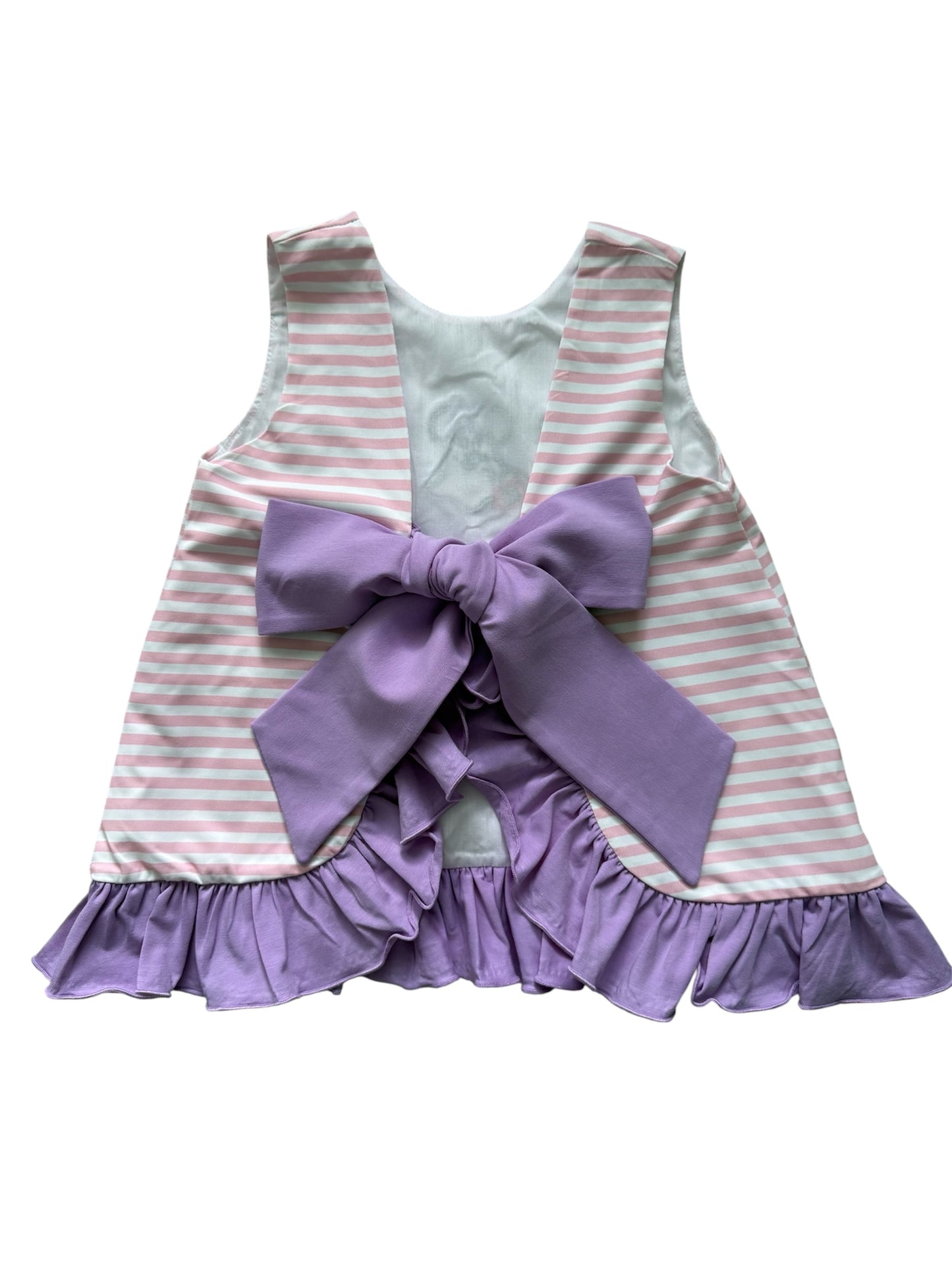 Spooky Mouse Applique Girl's Swing Back Short Set