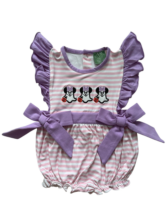 Spooky Mouse Applique Girl's Bubble